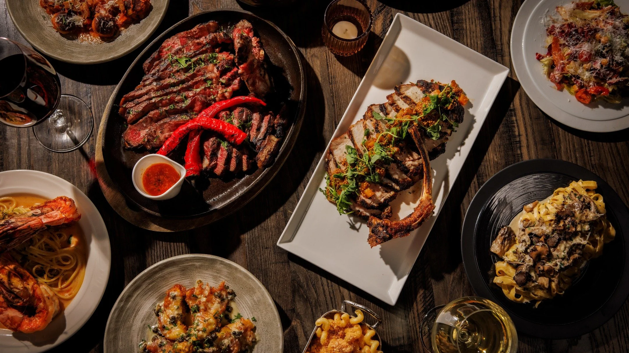 Some call it a Sin, We call it dinner at Saint.
The Saint Italian Steakhouse, where Angels fly high&hellip; but the Devils are already seated at the bar.