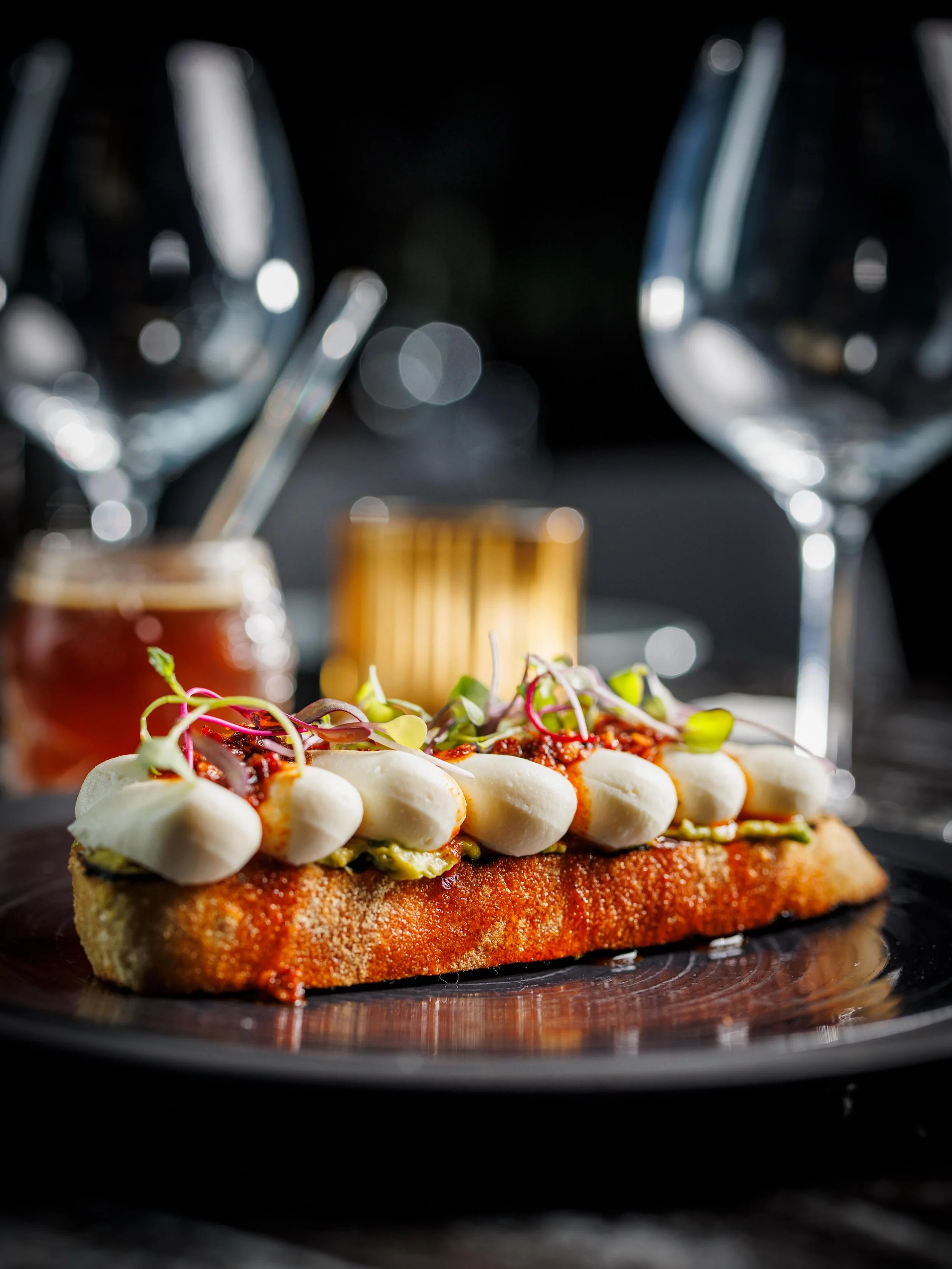 Taking Avocado Toast to the next level, Grilled Cibatta topped with Whipped Ricotta, Haas Avocado, and Garlic Chili Crunch. 

Sunday Brunch at The Saint, every Sunday from 11am - 2pm.