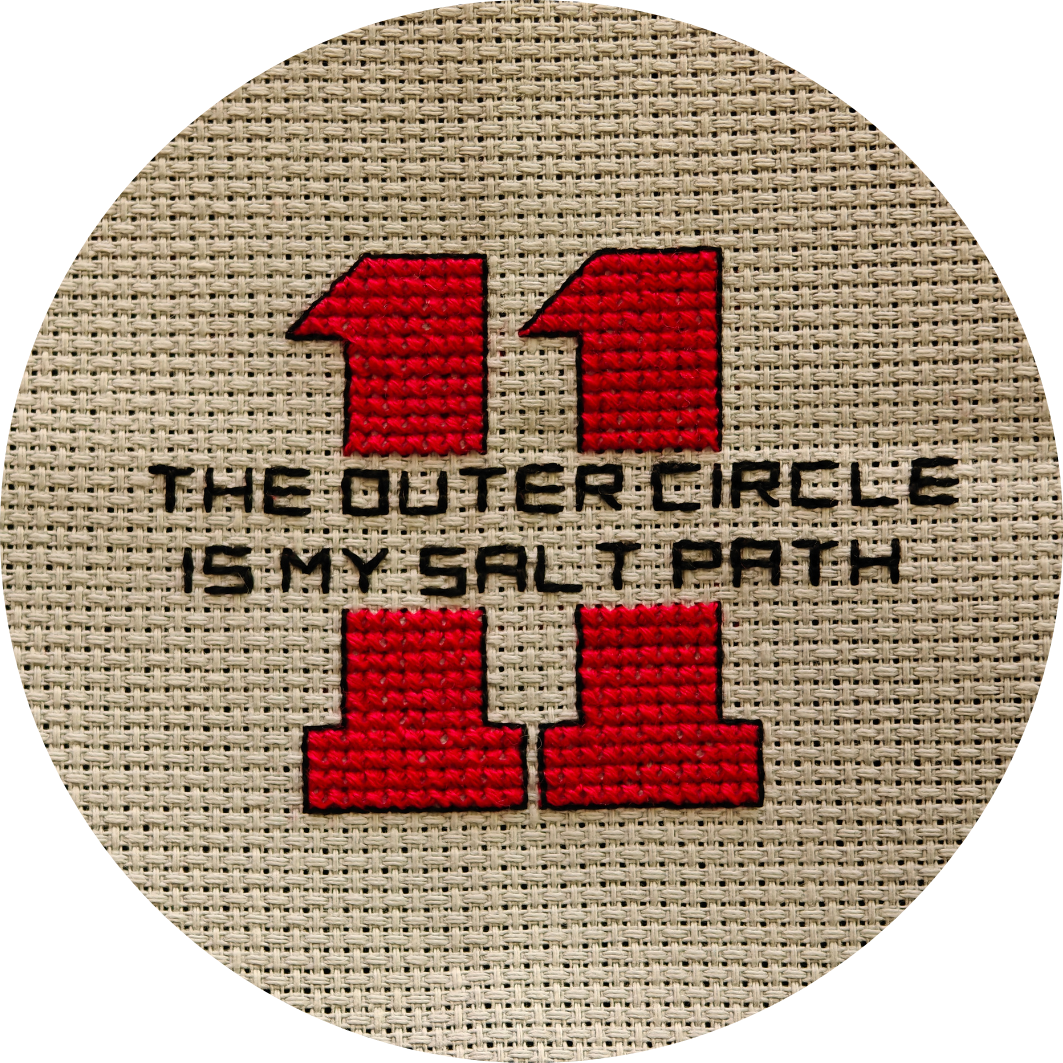 The Outer Circle is my Salt Path coaster
