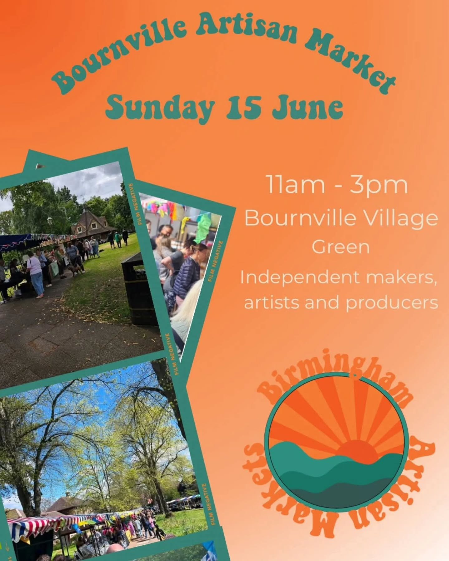 Tomorrow is @birminghamartisanmarkets in Bournville 11-3 😊☀️ and it's an ideal opportunity to get yourself a portable summer craft project to make the most of all this daylight! 👀🪡