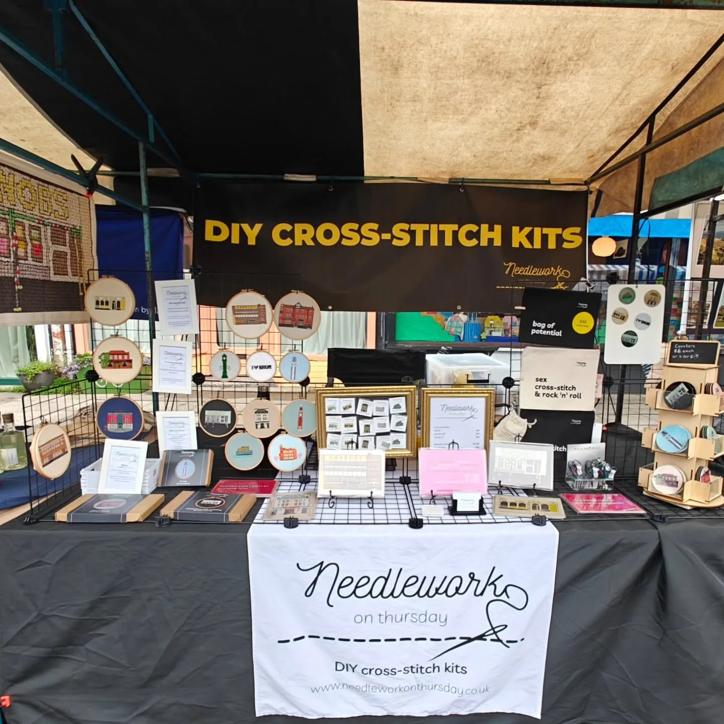 Kings Heath! @birminghamartisanmarkets 10-3 today on York Road ☺️🪡