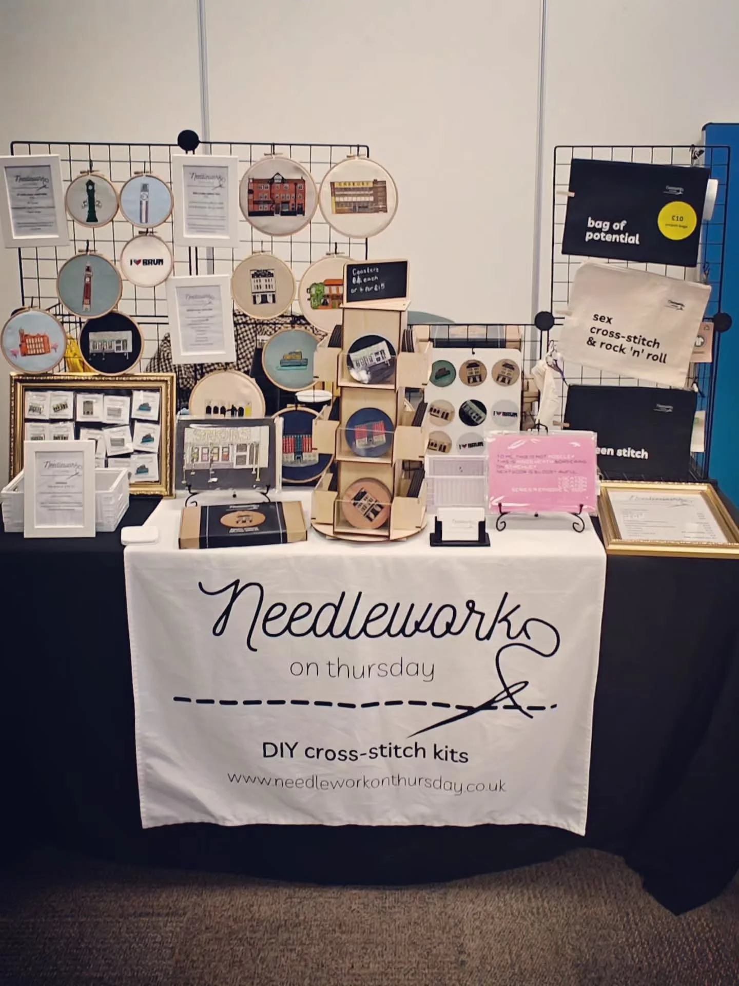 You can find me upstairs at @moseleyexchange for #SewBrum @guthrieghani x @anawim_bcw today, so many lovely things going on! ☺️🪡