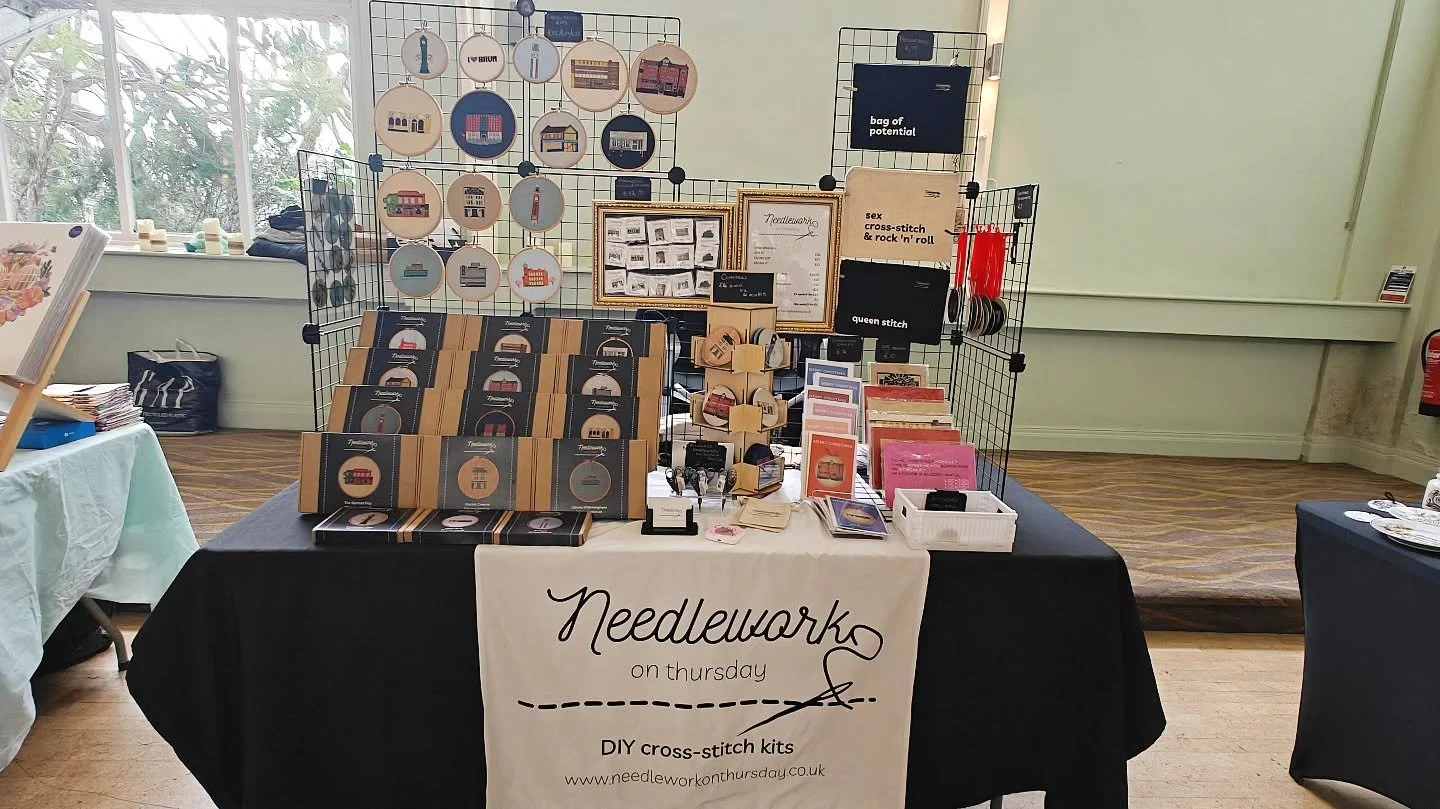 GREETINGS FROM @bhambotanicalgardens ! 🌺🎍🏵️ Here with @birminghamartisanmarkets today and tomorrow. 💝🪡 You know it's going to be a good day when there's a disco ball. 🪩