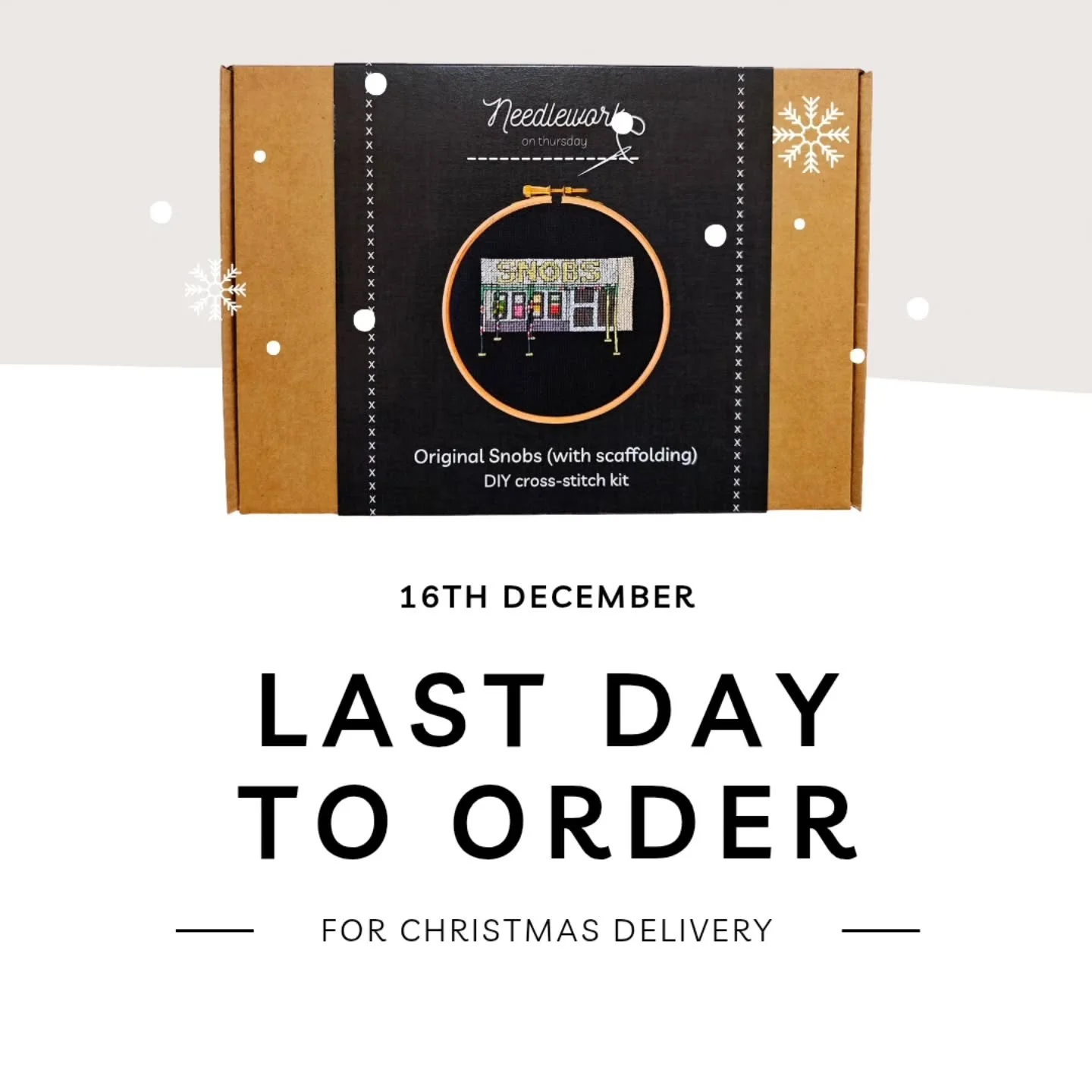 Last day to order from my website is Tuesday! I will be making sure @redbrickmarket_birmingham is stocked up but then I'm running away for Christmas and will reopen in the new year. 😊🪡

You can still catch me tomorrow in Kings Heath for @birmingham