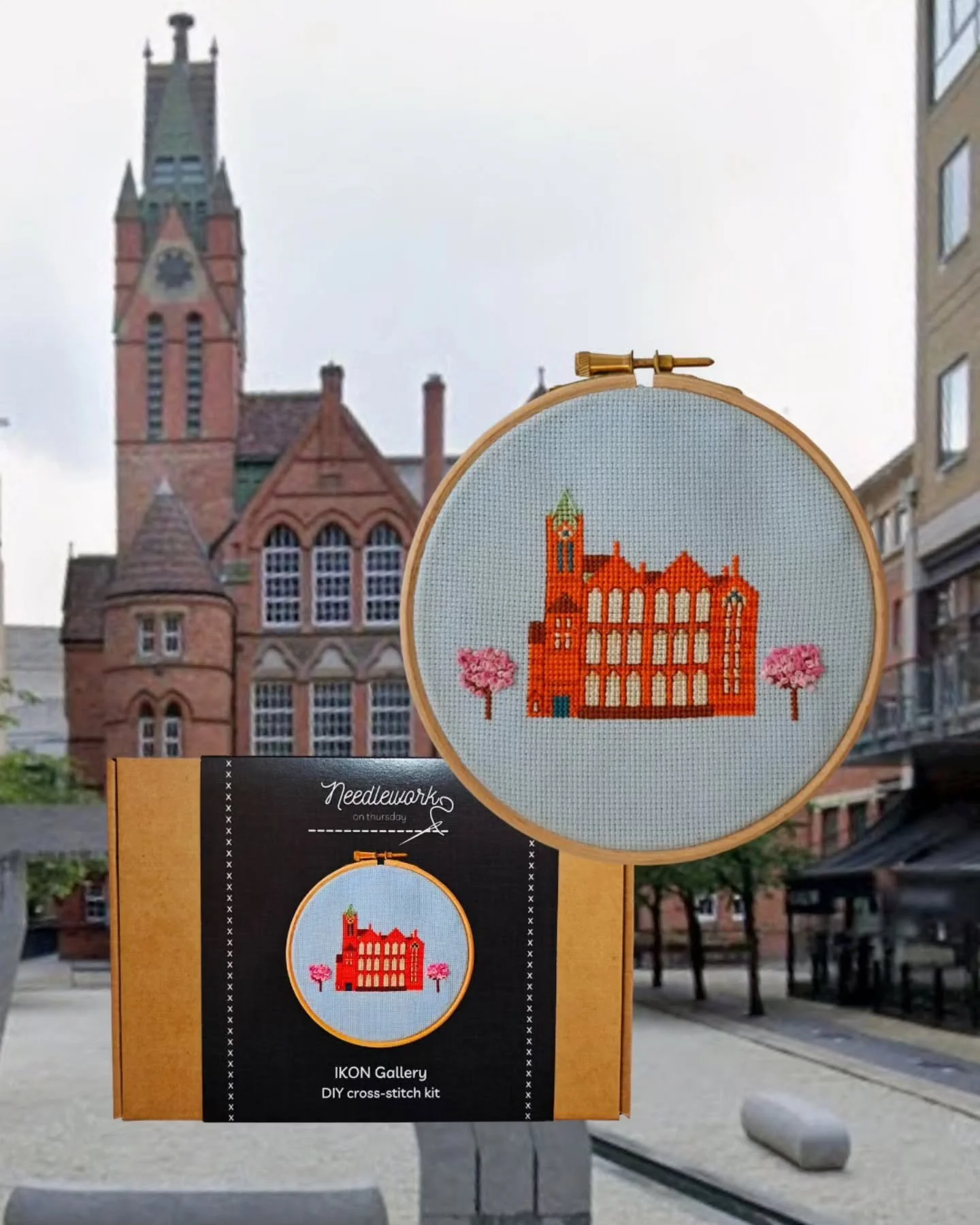 Holla at all my WFHomies who didn't get a Snow Day today despite all the snow and the day. ❄️
Spring is coming, or as I like to think of it, french-knot-cherry-blossom season. 🌸
Every season is cross-stitch season if you want it to be. 😊🪡

#crosss