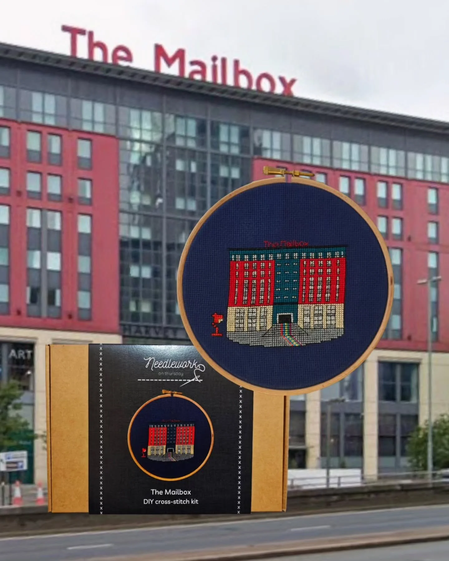 If you're looking forward to spending the warmer months dining al fresco and drinking beside the canal, but those times seem way off at the moment, why not tackle a new cross-stitch project in the meantime? 😊🪡

It'll be 🍷☀️😎 season before you kno