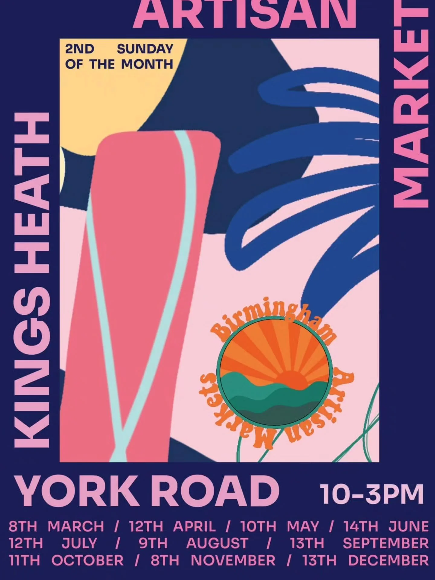 This Sunday I will be with @birminghamartisanmarkets in Kings Heath for my first market appearance of 2026! 🥳🪡 Spring is FINALLY here, which means it's cross-stitching in the garden weather. 🌸
I don't have a garden, so this spring/summer I will be