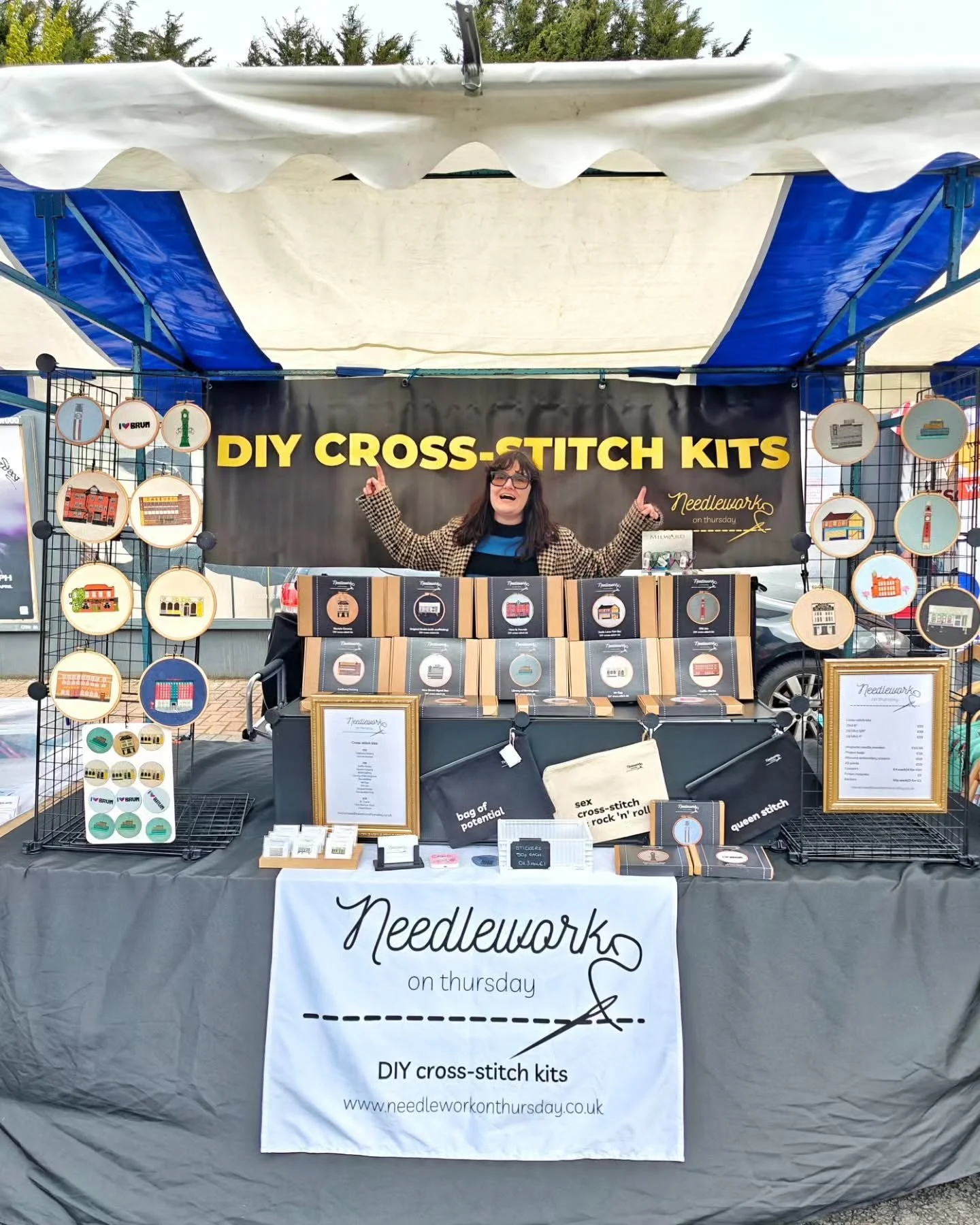 Kings Heath!!! 🩷 I'm back with @birminghamartisanmarkets today 10-3 on York Road 🥳 and it's my first market of 2026 so I'm buzzing!! There are so many fantastic local small businesses trading here today. 🛍️ Come and say hi! 👋🏻