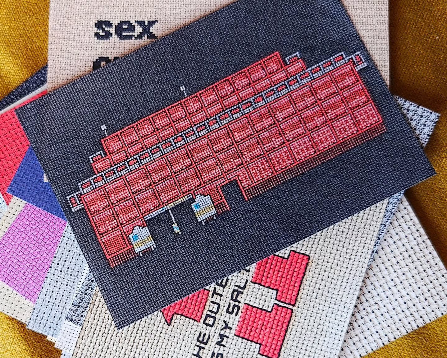 Hey, would you like your very own postcard of a cross-stitch of Birmingham Town Hall Car Park? 👀 Yes, what a lovely idea! 🤷🏻&zwj;♀️ Secure these goods, and more, when @birminghamartisanmarkets hits @bhambotanicalgardens this Saturday or on Bank Ho