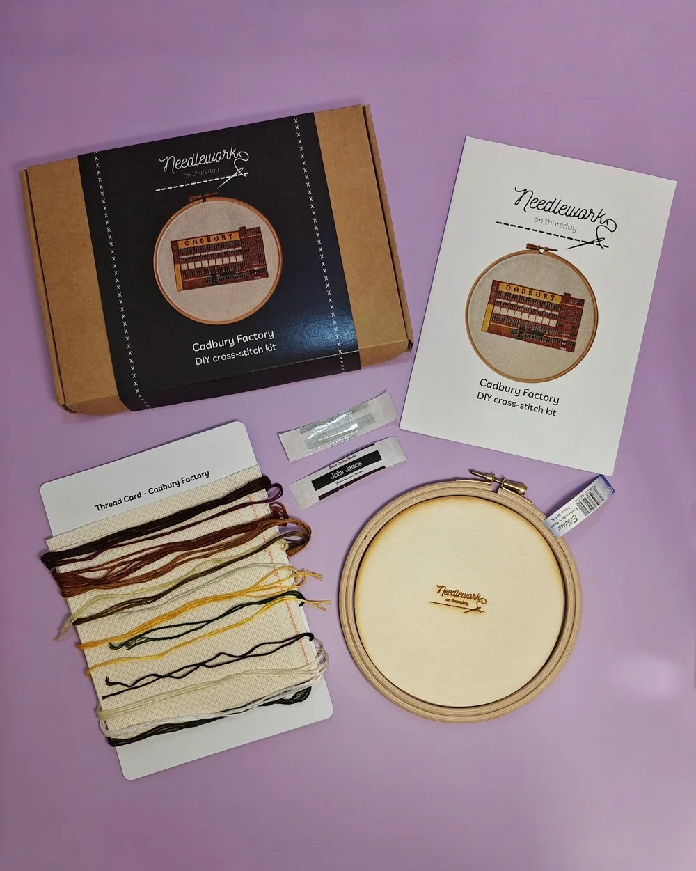 Cadbury Factory cross-stitch kit