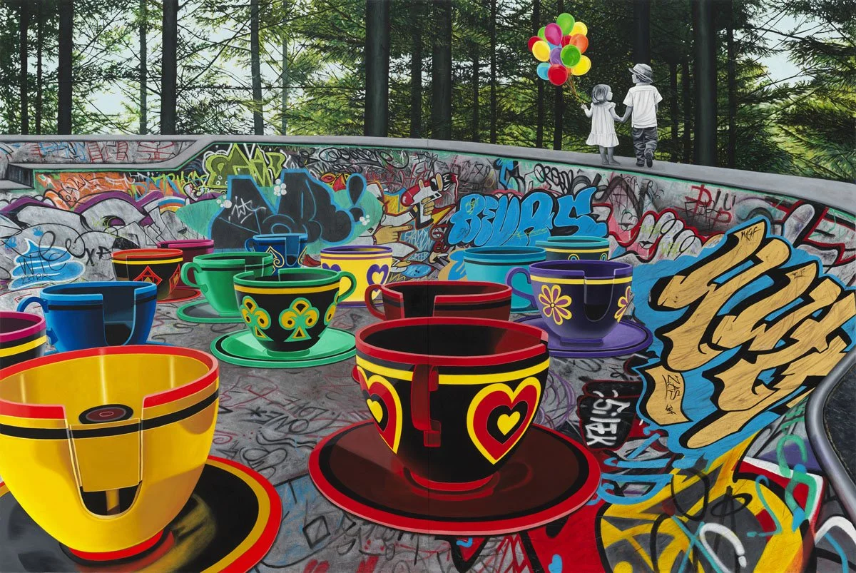 72" x 100", oil on canvas
