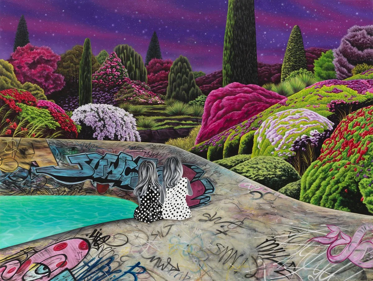 Oil on canvas, 60" x 80"