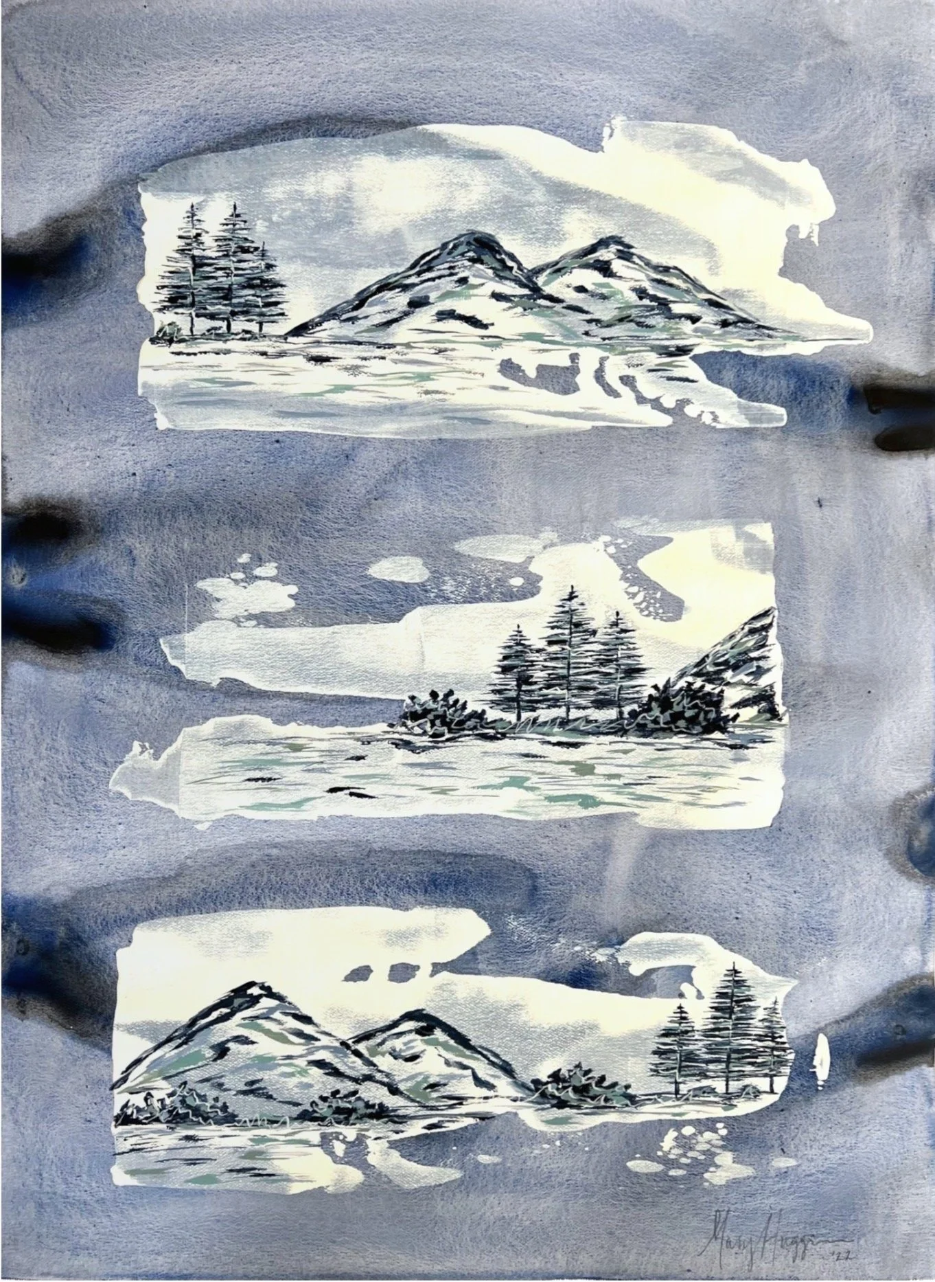 "Misty Mountains" 38x30"
Winter 2023 Collection, SOLD