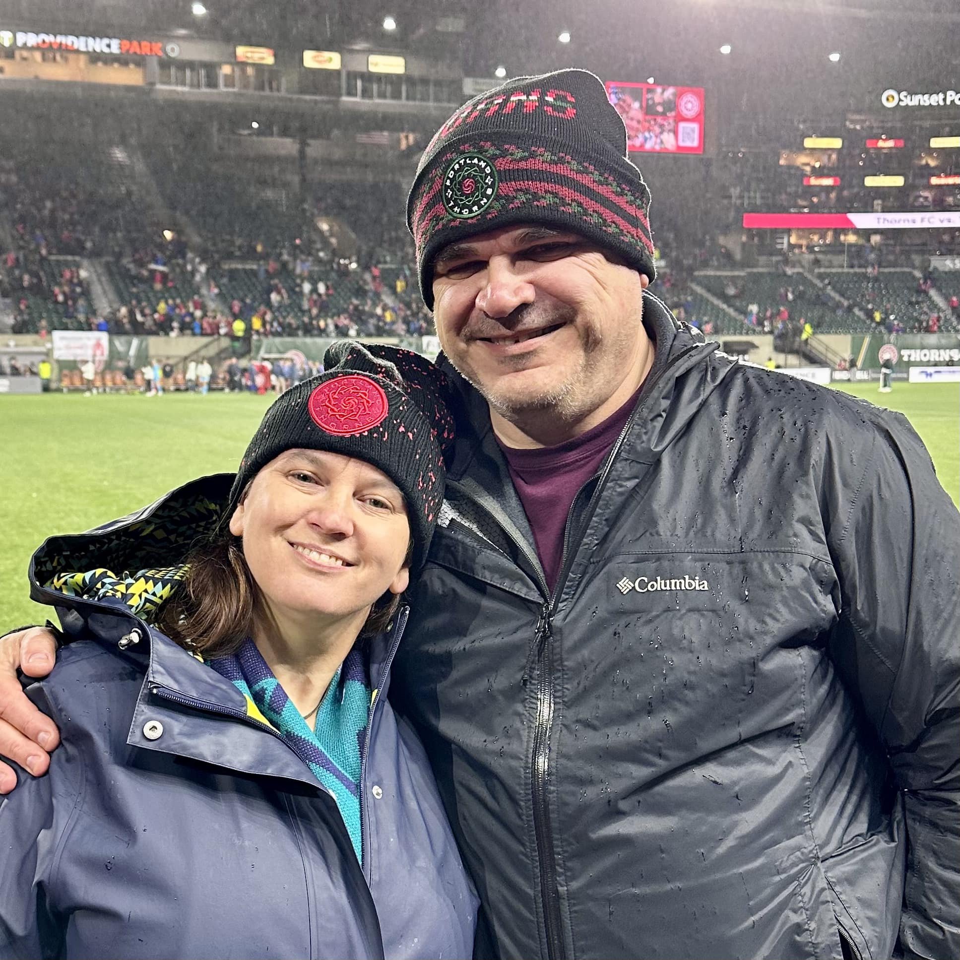 Fourth win in a row for the Thorns! 
Thanks to Rachael Allison and Lesa Valentine for inviting us! 🌹 ⚽️ 
#baon #PTFC #portlandthorns