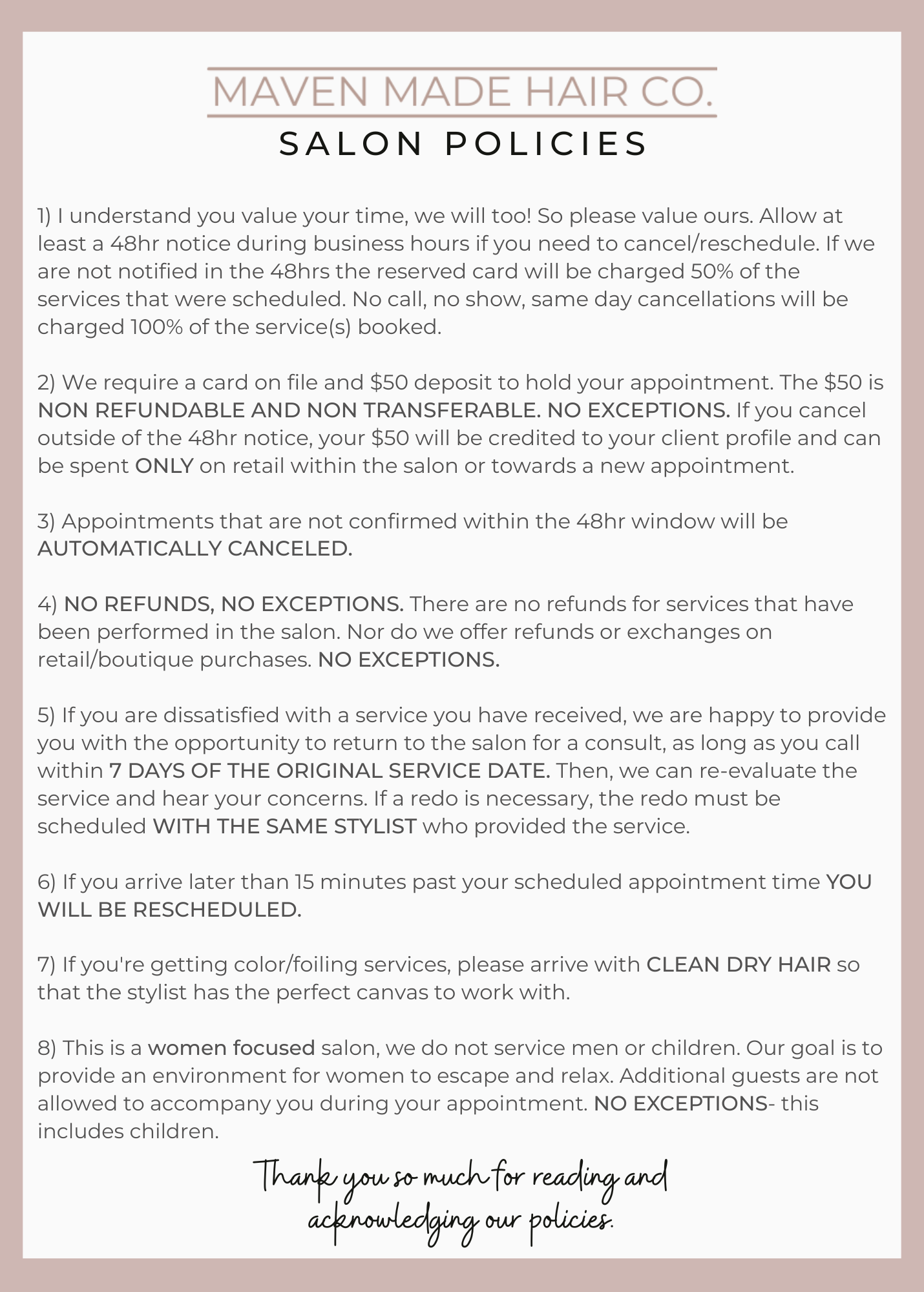 THE SALON — MAVEN MADE HAIR CO.