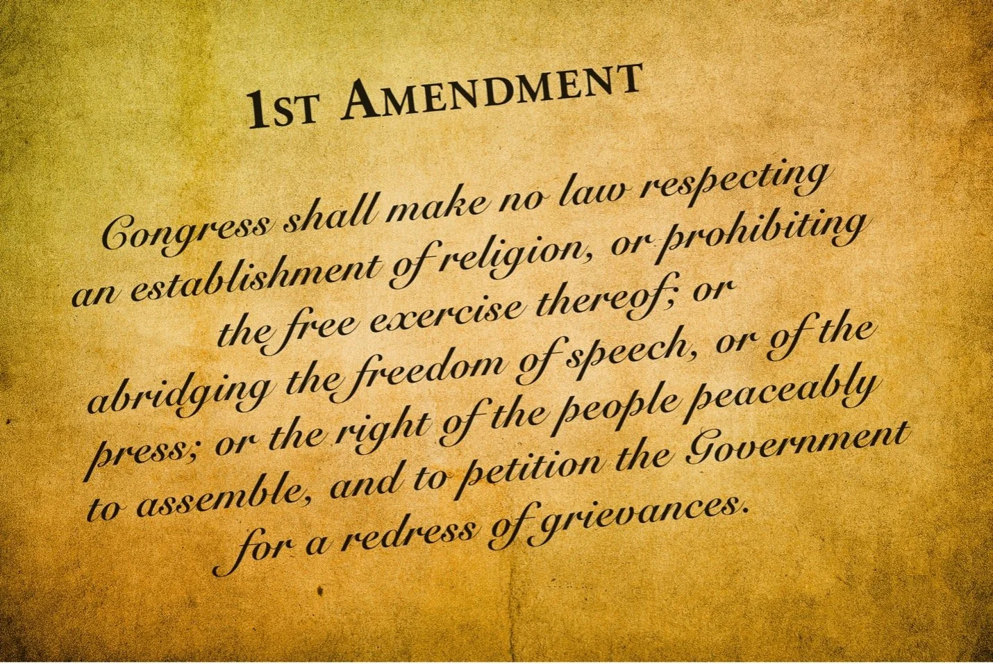 Why the First Amendment Matters