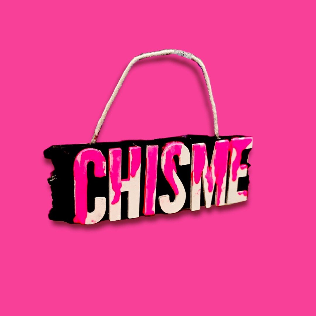 Attention Chismosas ~ Ima need yall to hang this up on your wall so I know where I get the tea

#customsigns #chisme