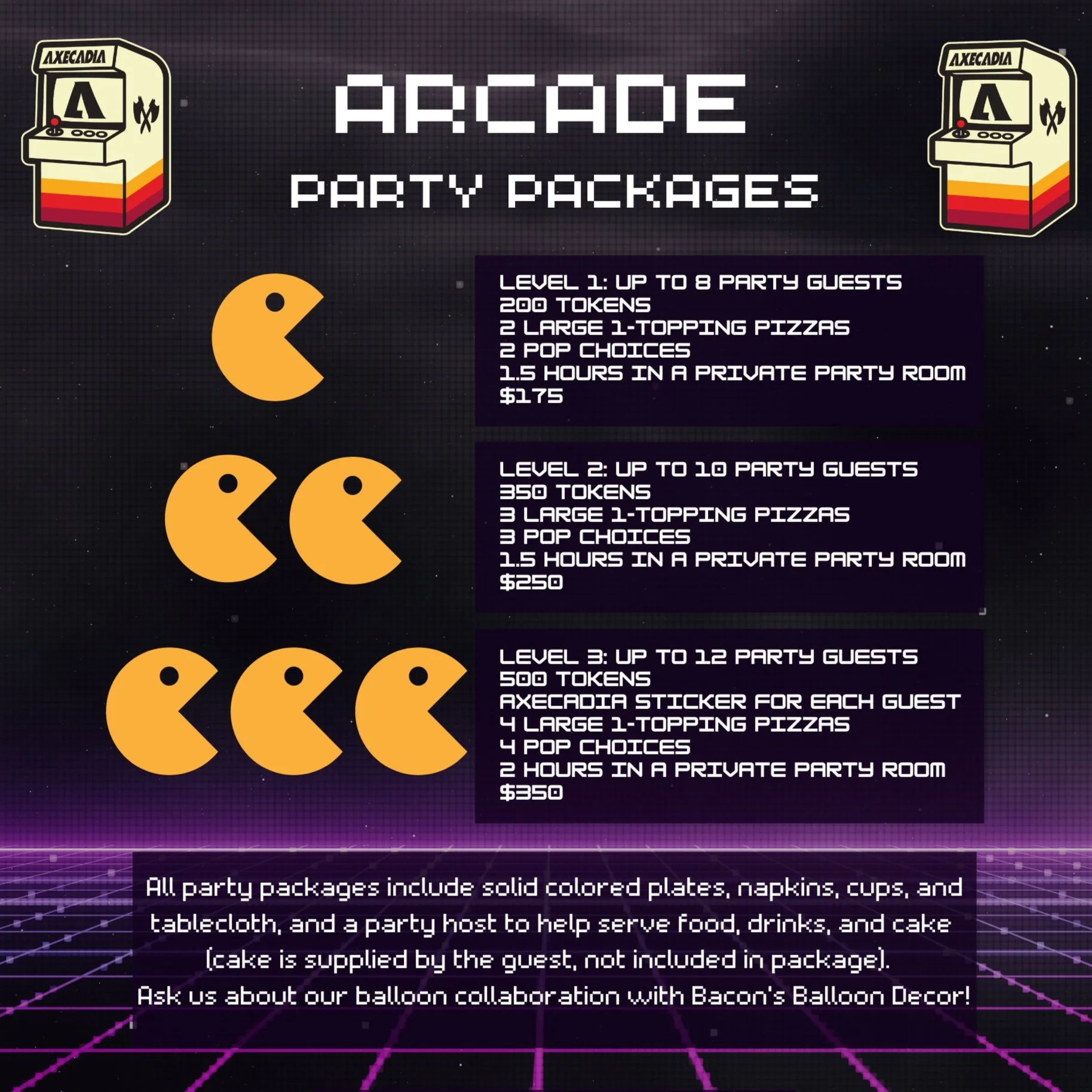 Event Pricing — Axecadia