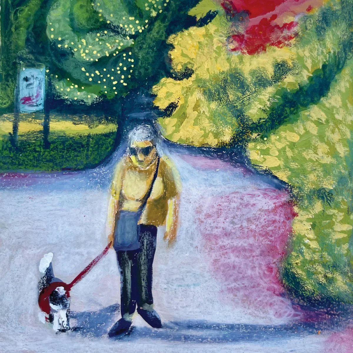 Walking in Calderstones Park