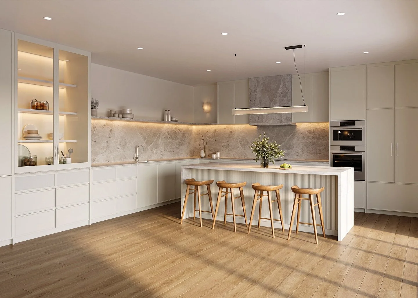 Aberfeldie is an accumulation of soft textures, neutral tones and subtle details. We&rsquo;ve proposed a sophisticated, contemporary home with small touches of traditional design to add personality ✨

#interiordesign #interiordesignmelbourne #ajlawso