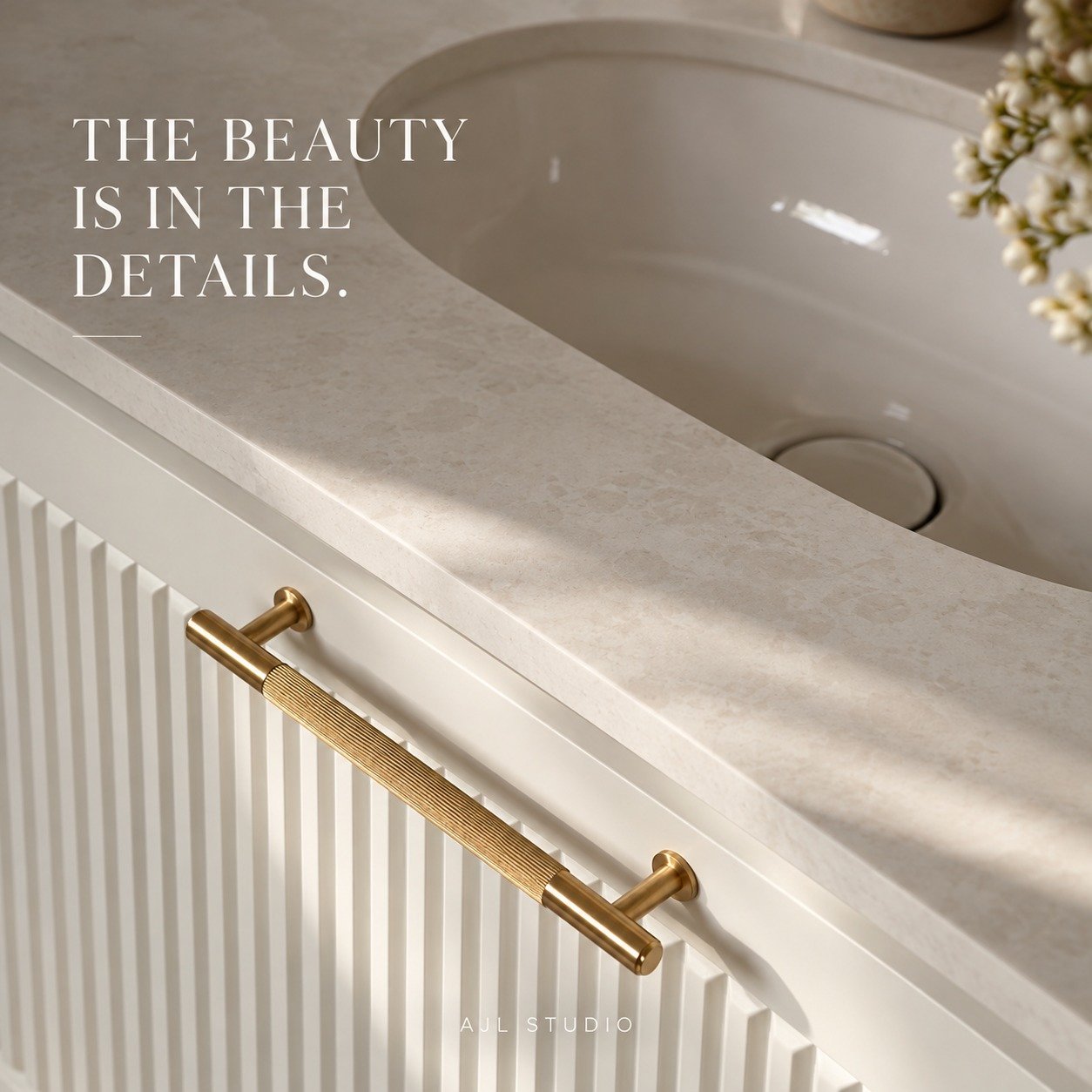 It's the little details. Always. ✨

A fluted finish. Brushed brass. The perfect combination of texture and tone.

Because beautiful design isn't just about the big statement pieces, it's about those considered little moments that make you stop and lo