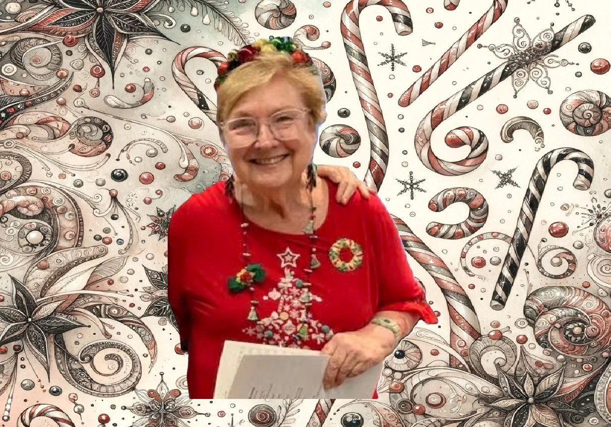 December 9 : Christmas meeting with Irene Stone