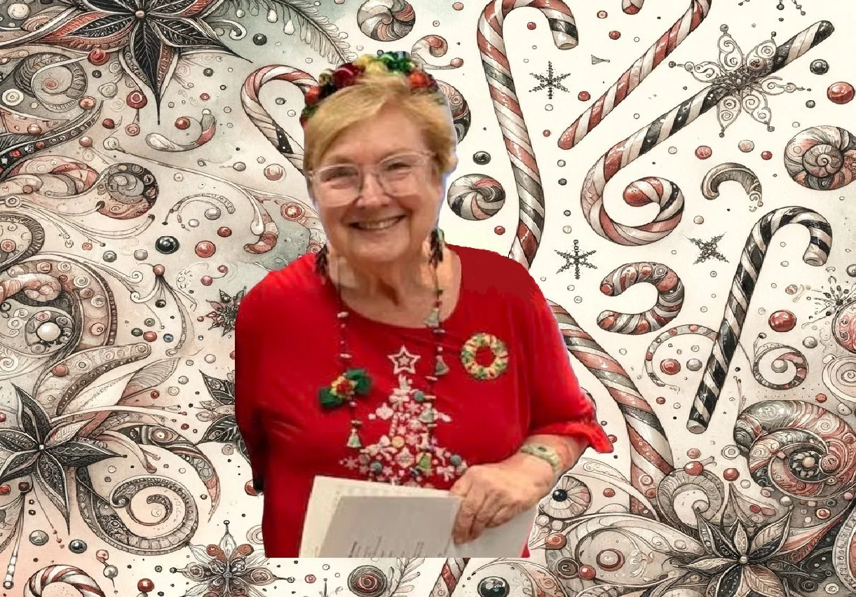 December 9 : Christmas meeting with Irene Stone