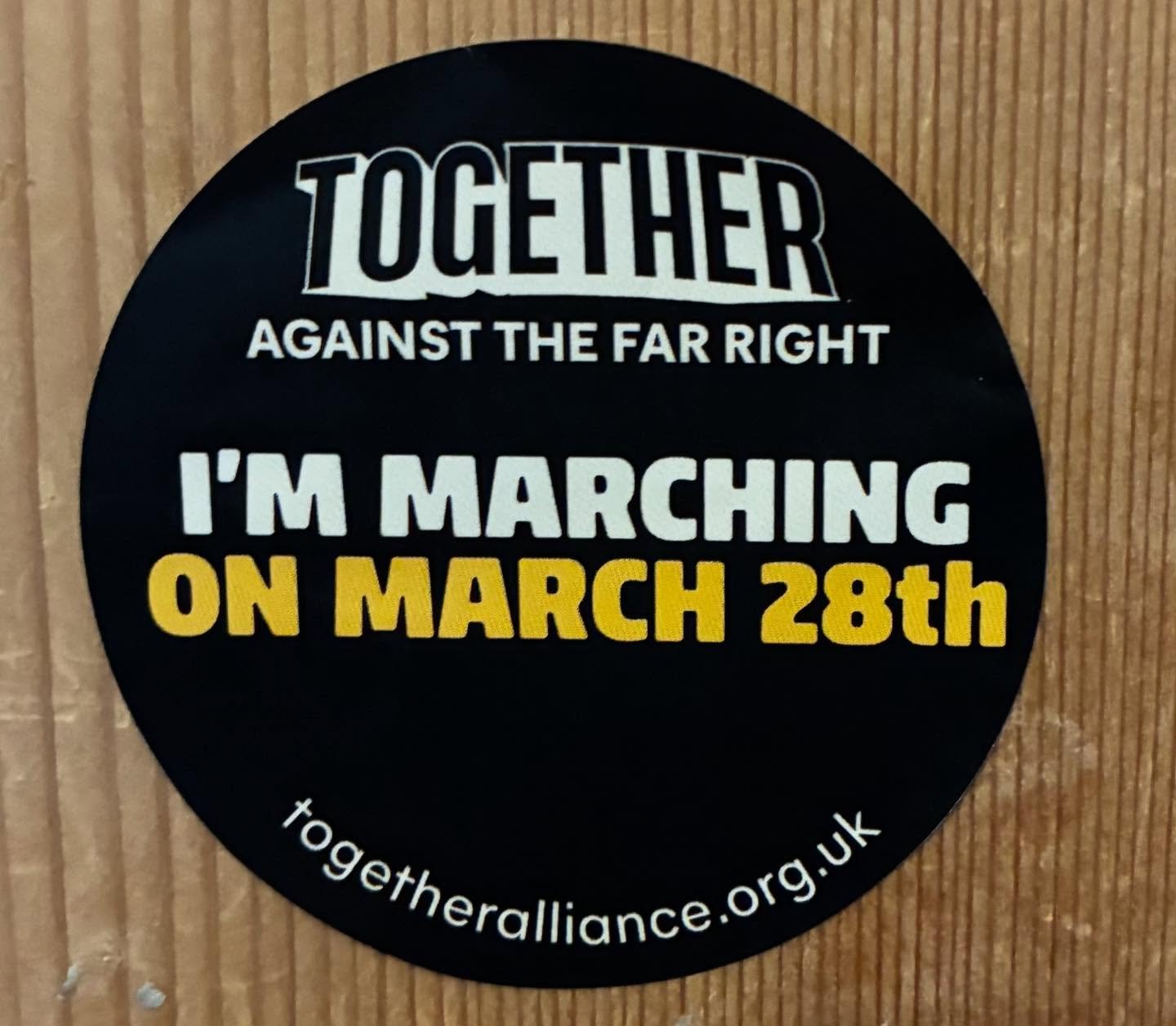 This is happening 28 March in London https://www.togetheralliance.org.uk
