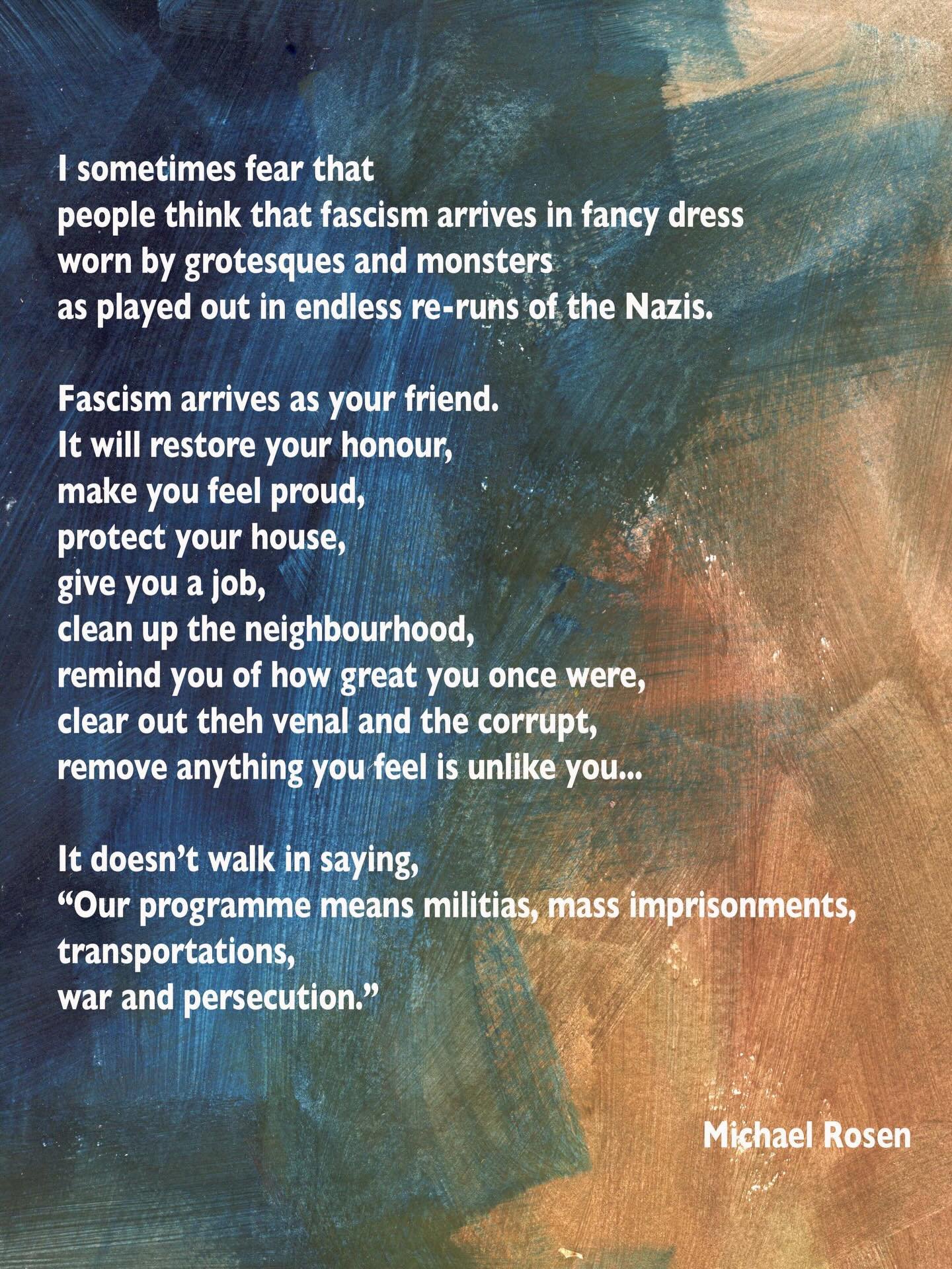 Written in 2014 by Michael Rosen x