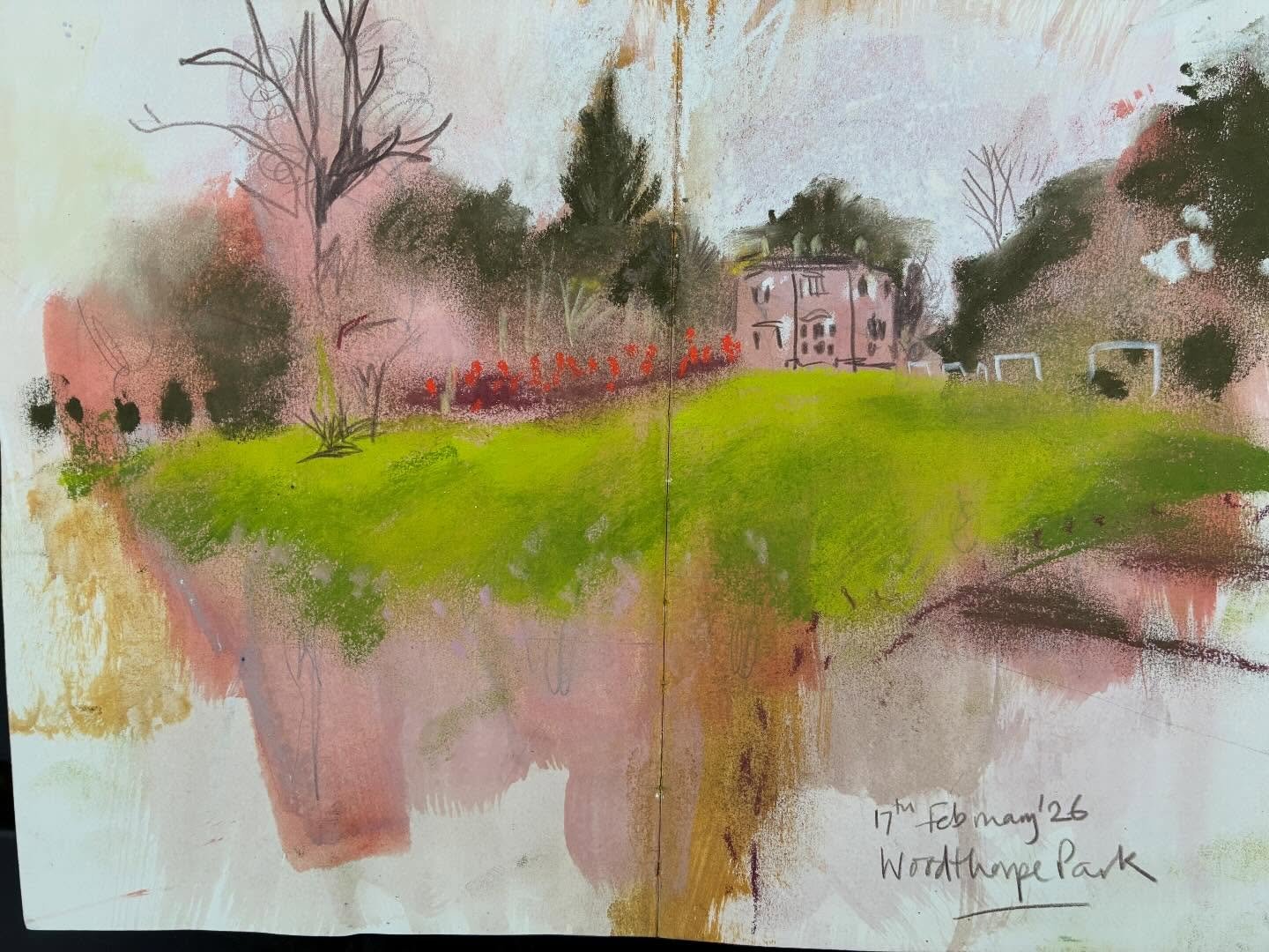 Some drawing medicine yesterday at Woodthorpe Park I've not done this in a while, I've missed it

#drawdrawdraw #draweveryday
#drawnfromlife
#sketchbookpage
#dailysketch