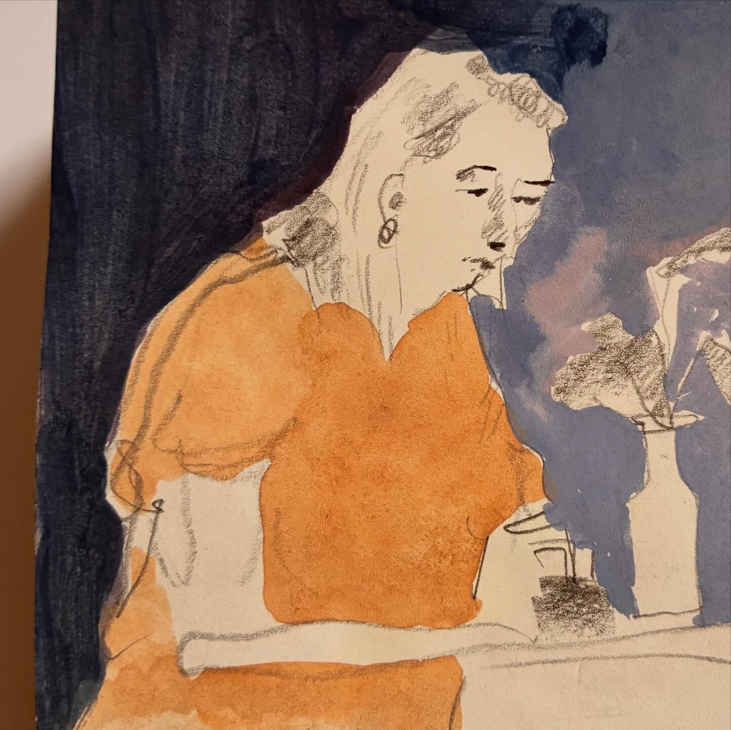 Some quick drawings while sat in Nottingham Contemporary with colour added when home 

#walktosee #cafedrawing #nottinghamcontemporary