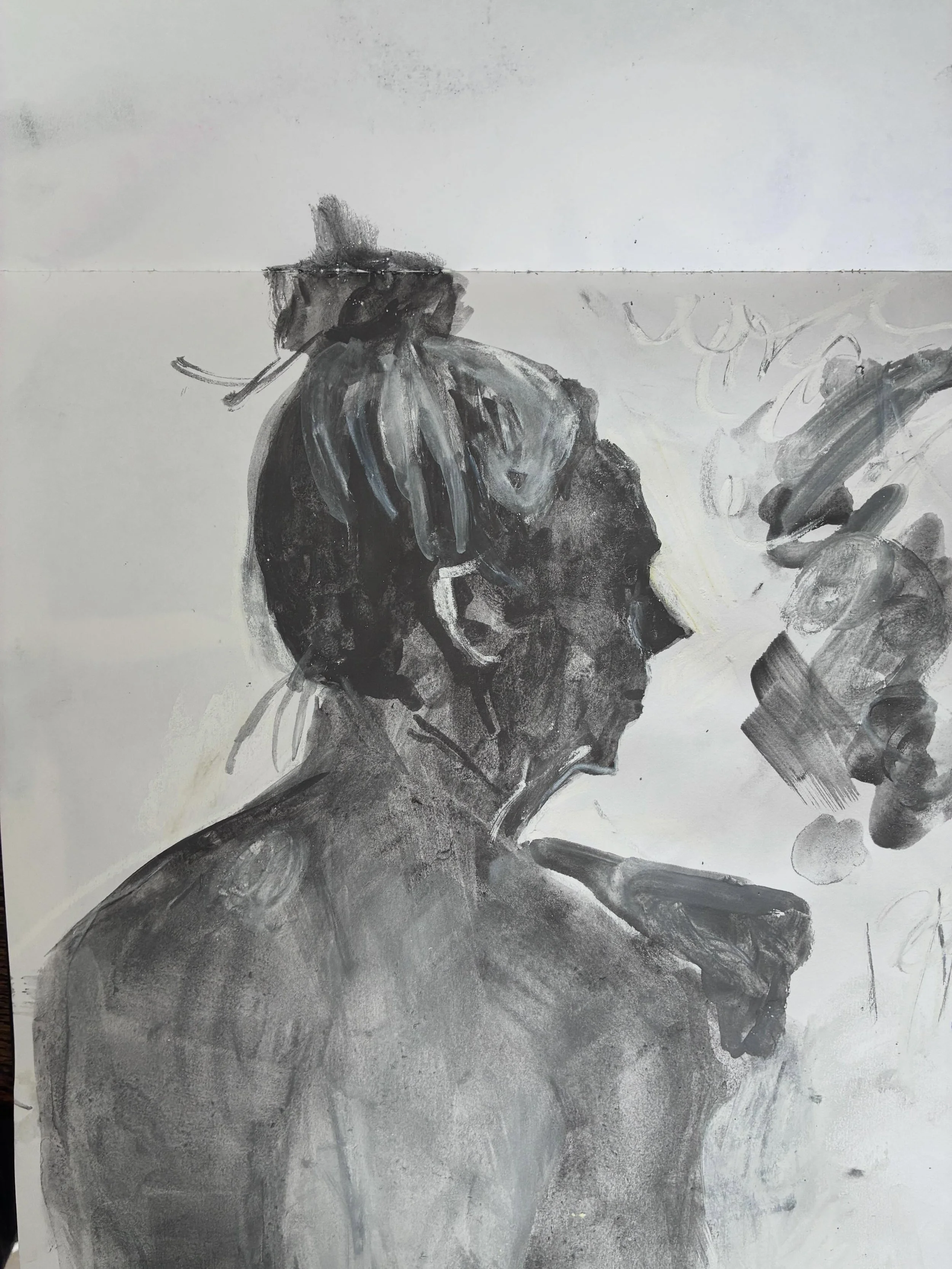 Life DrAwing today at The Place, Sherwood with Jane Gill practicing negative space and colour

#negativespace #colour