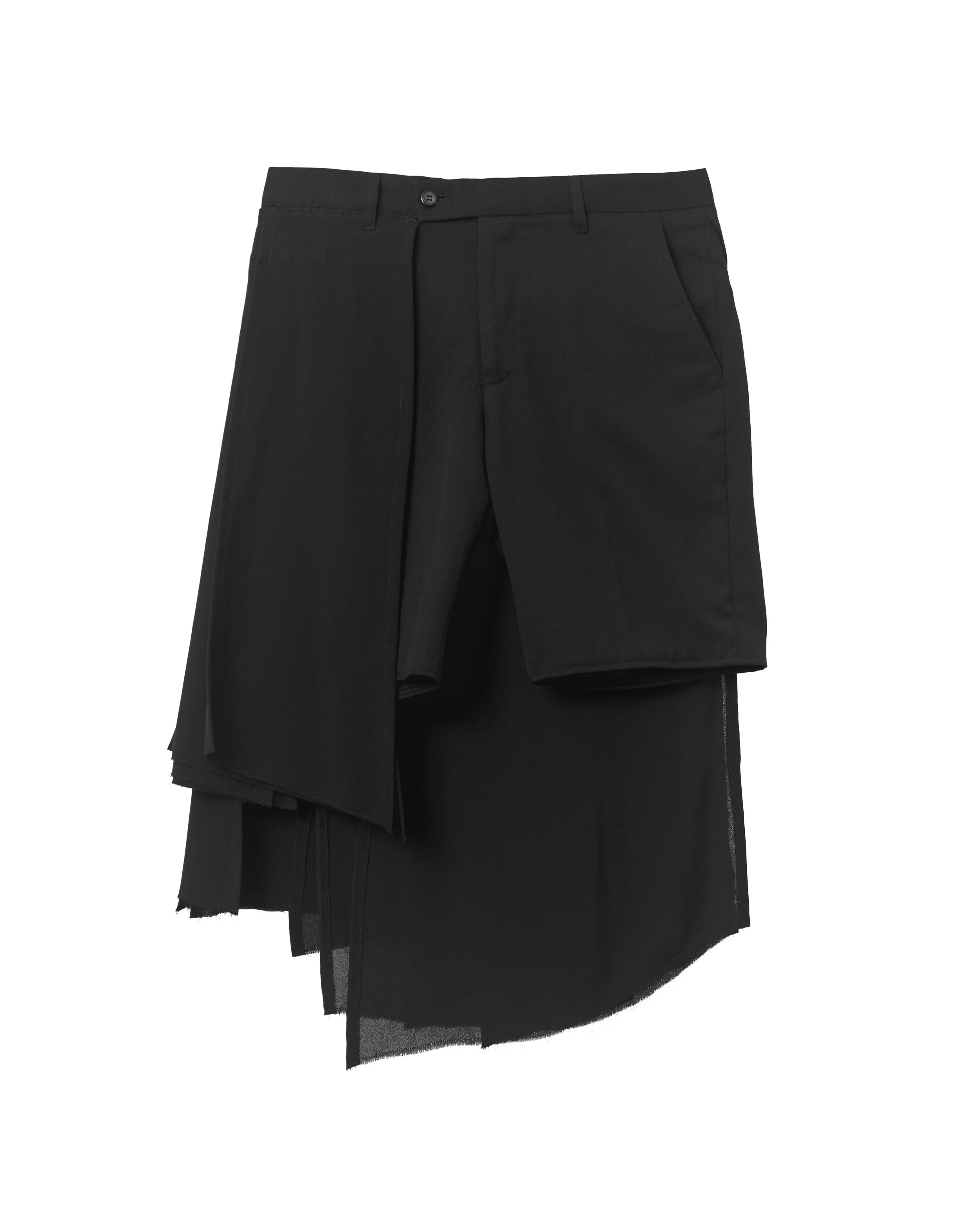 Reconstructed Skirt Shorts