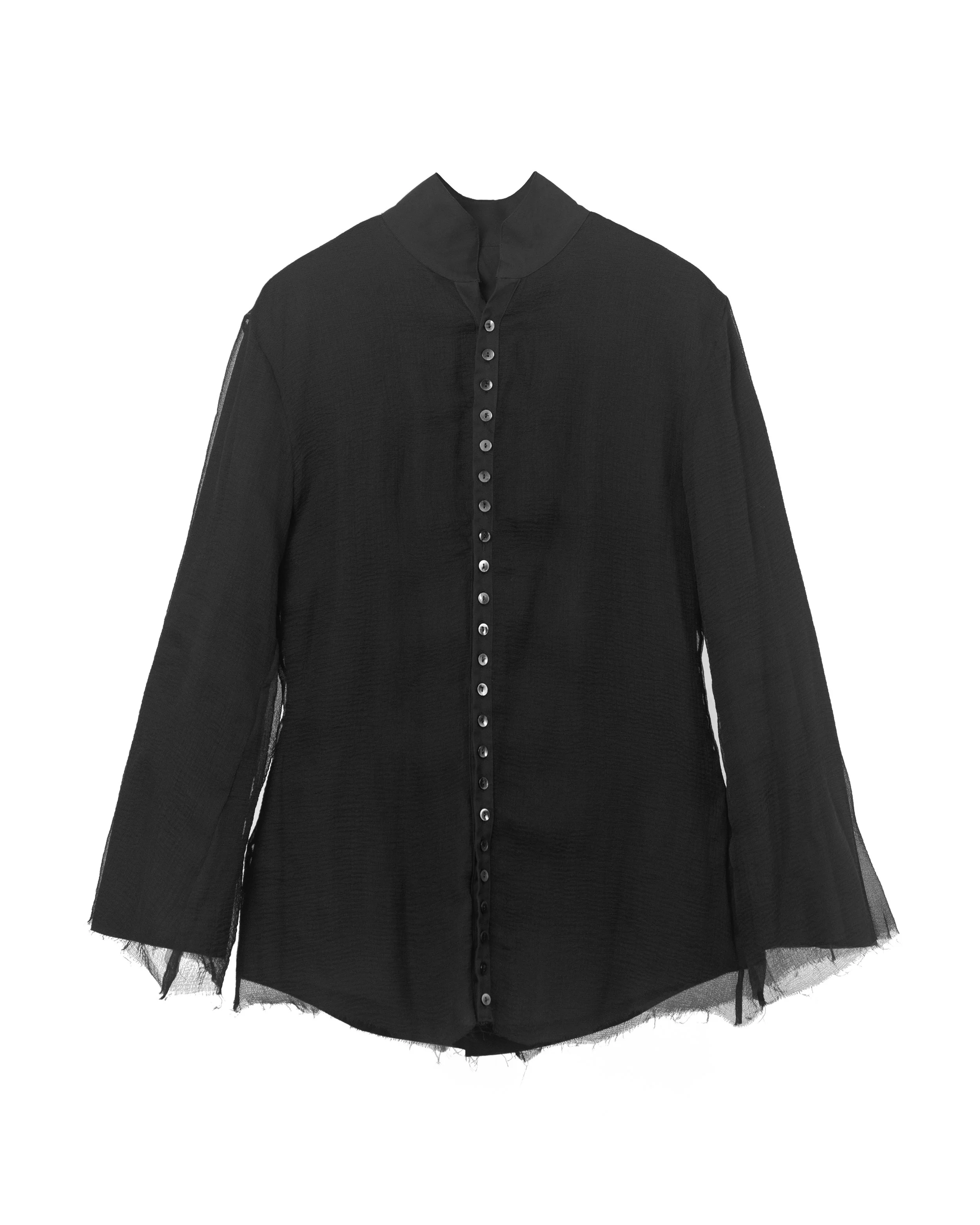 Silk Layered Dress Shirt