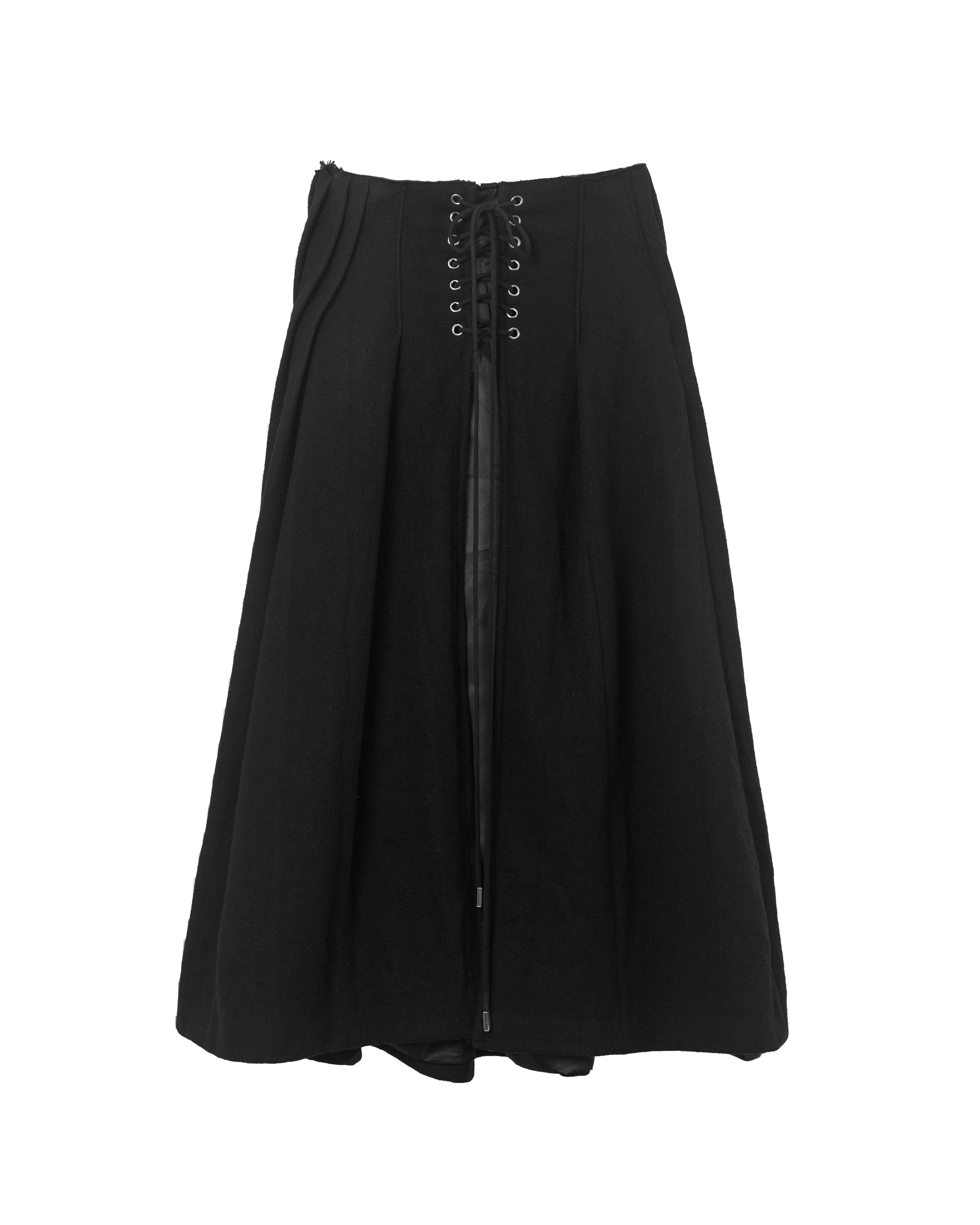 Upcycled Pleated Corset Skirt