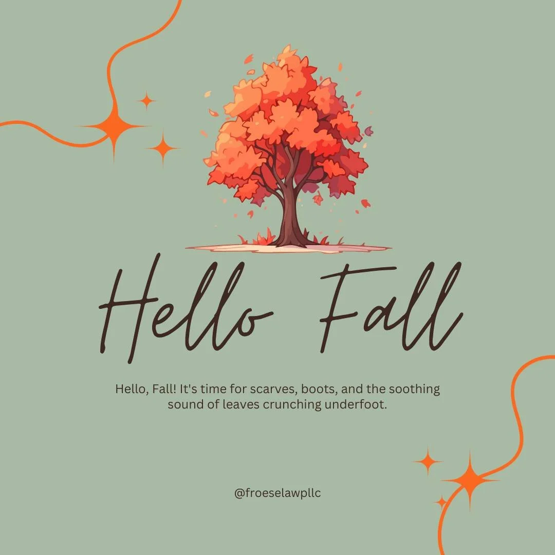 Wishing you all a happy, warm, and fun Fall!