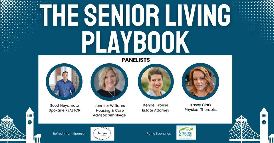Reminder: Join us for a lively panel discussion that is designed for Seniors and families who are navigating the move to senior living!

When ⏰: Saturday November 15, 2025 at 10:00 AM
Where📍: Spokane Public Library South Hill (3324 S Perry St, Spoka
