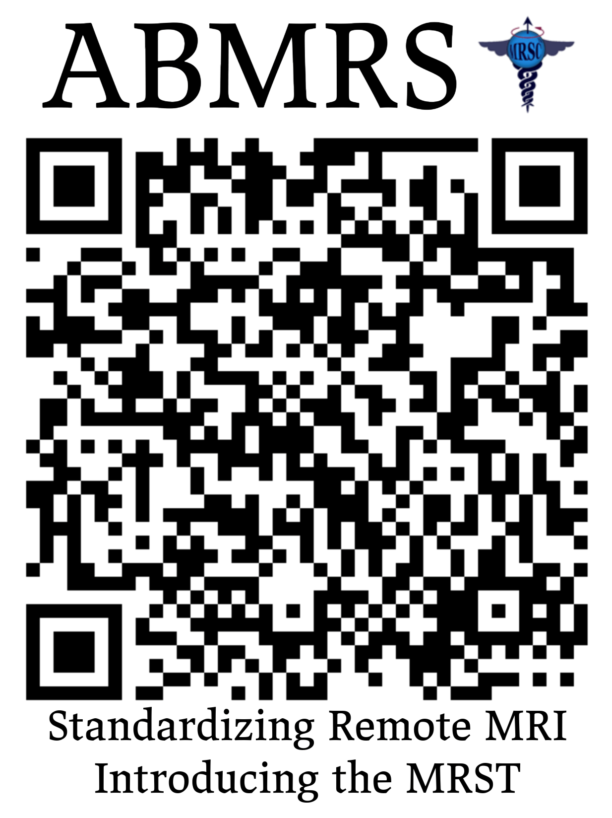 QR Code for ABMRS Standardization and Certification of Remote MR Scanning webinar