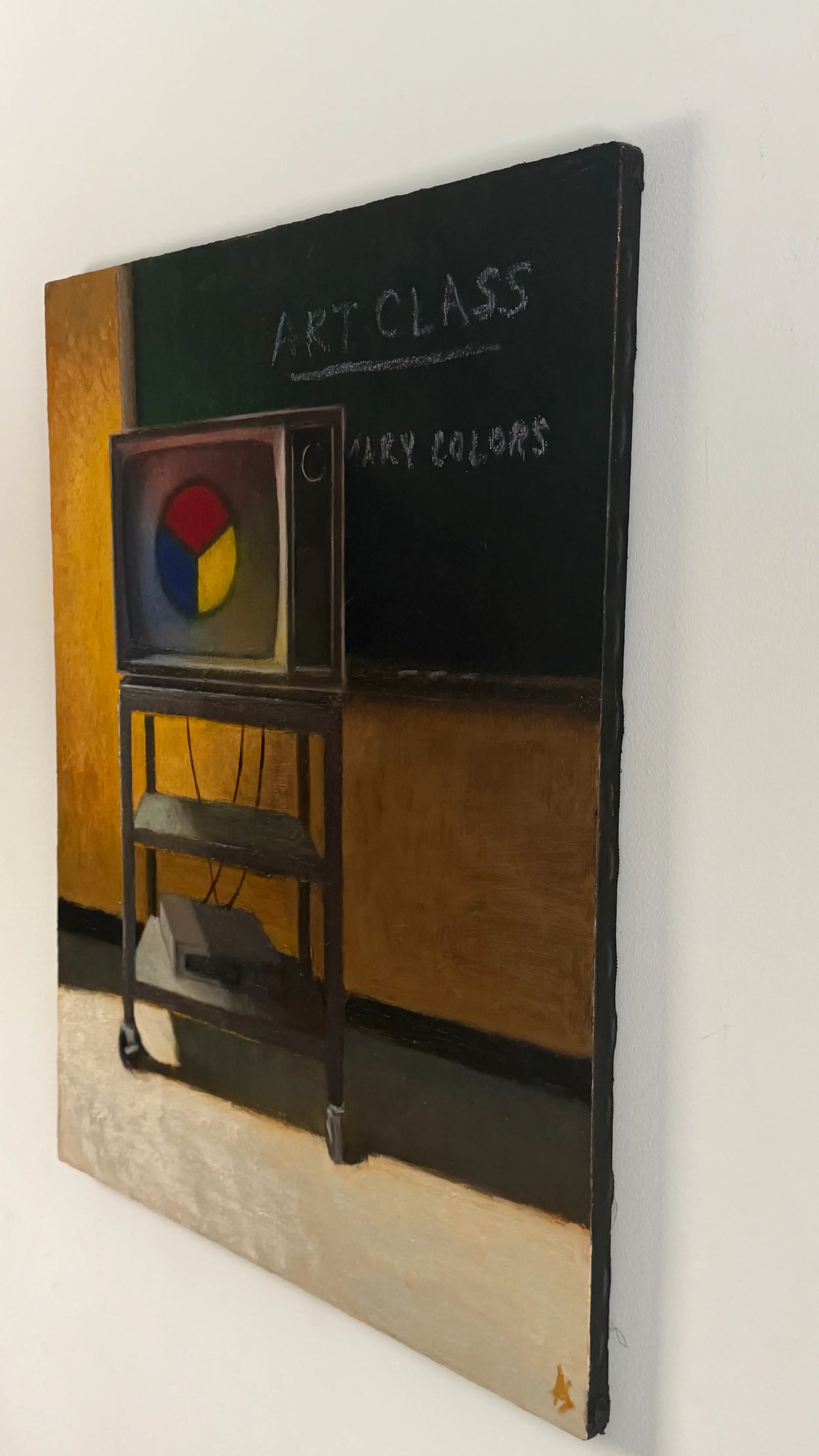A Simpler Time 6 -Alex Selkowitz Oil Painter Side view.webp