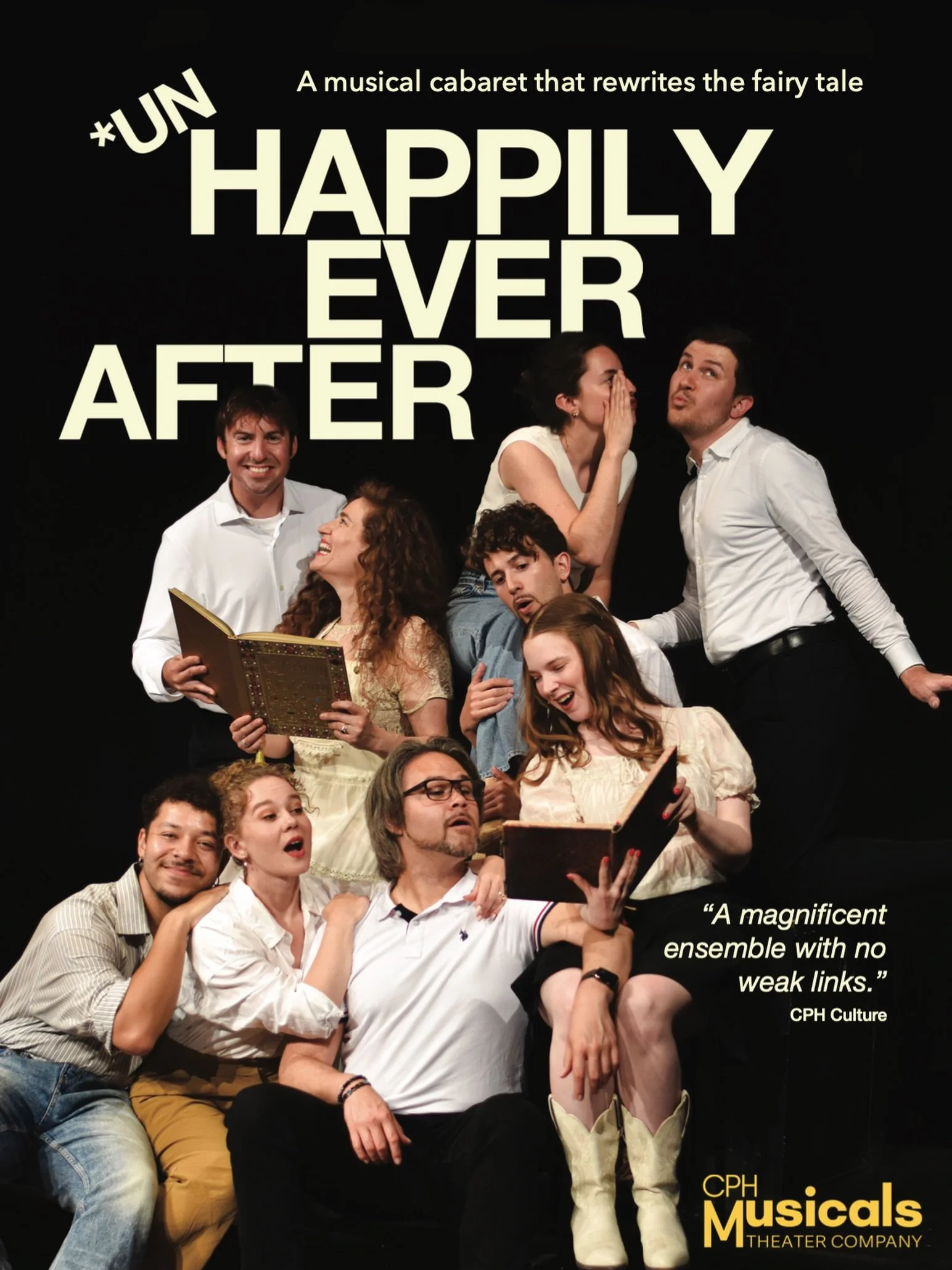Photo shoot ✅
Awesome new poster ✅
Tickets selling fast ✅

We couldn&rsquo;t be happier to be preparing Unhappily Ever After again for you! 

June 25 &amp; 26 at @h2ocph