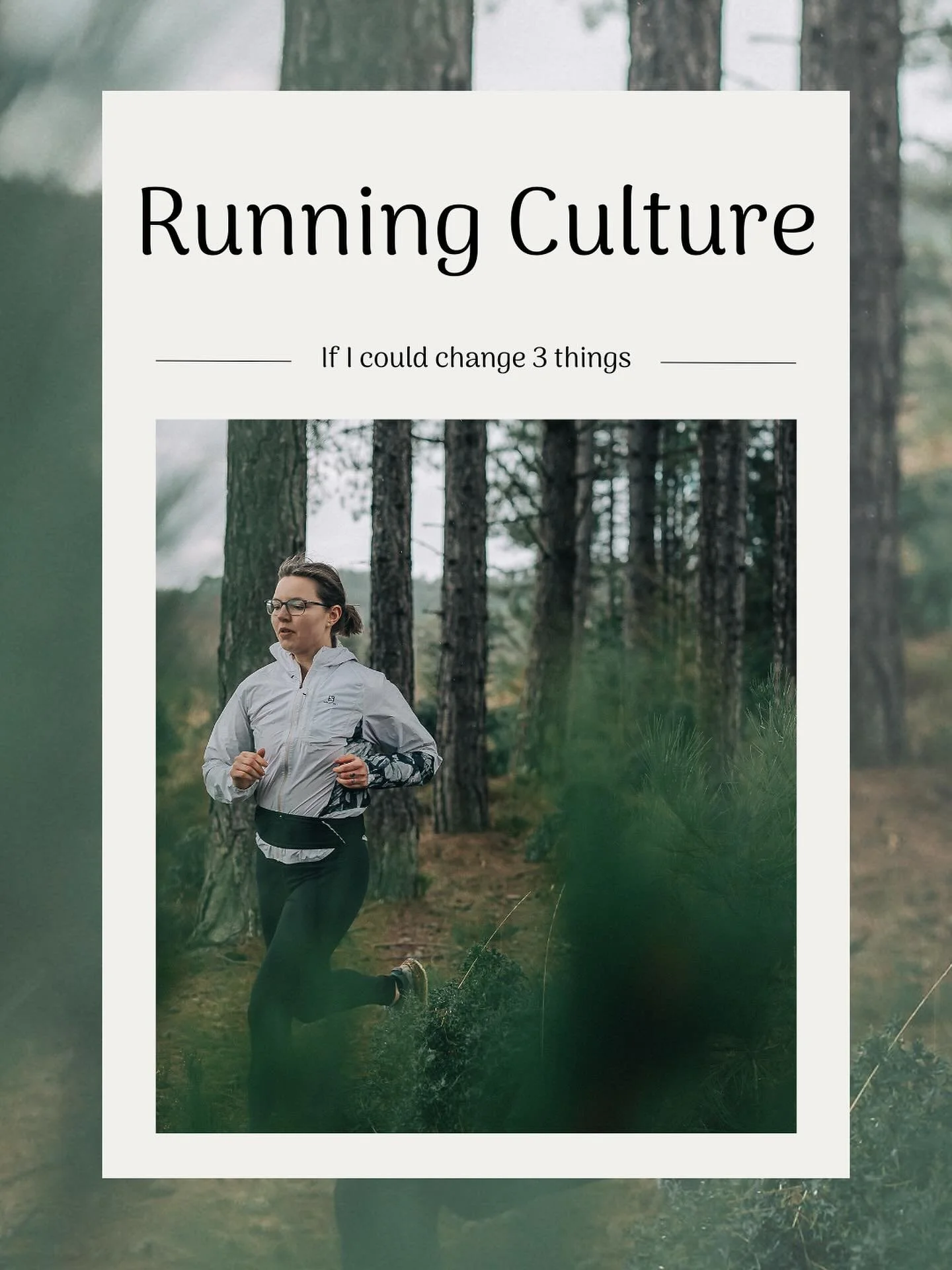 If I could change 3 things in the world of running + endurance sports, it would be these ⬇️

✨ Pace &ndash; &ldquo;Slow&rdquo; is not a bad word. Pace is so individual. Running fast doesn&rsquo;t make you more of a runner &ndash; the joy is in the mo