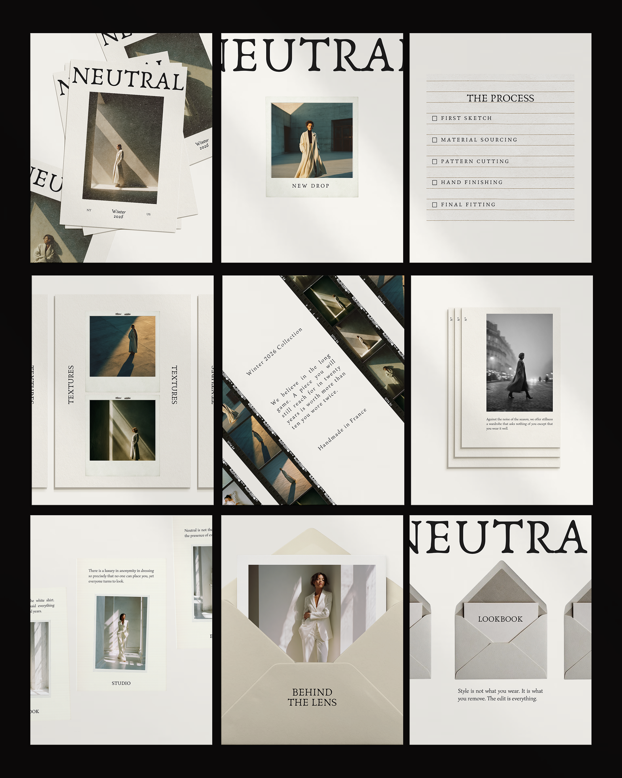 Neutral Collection | Instagram Post Templates (20 Templates)