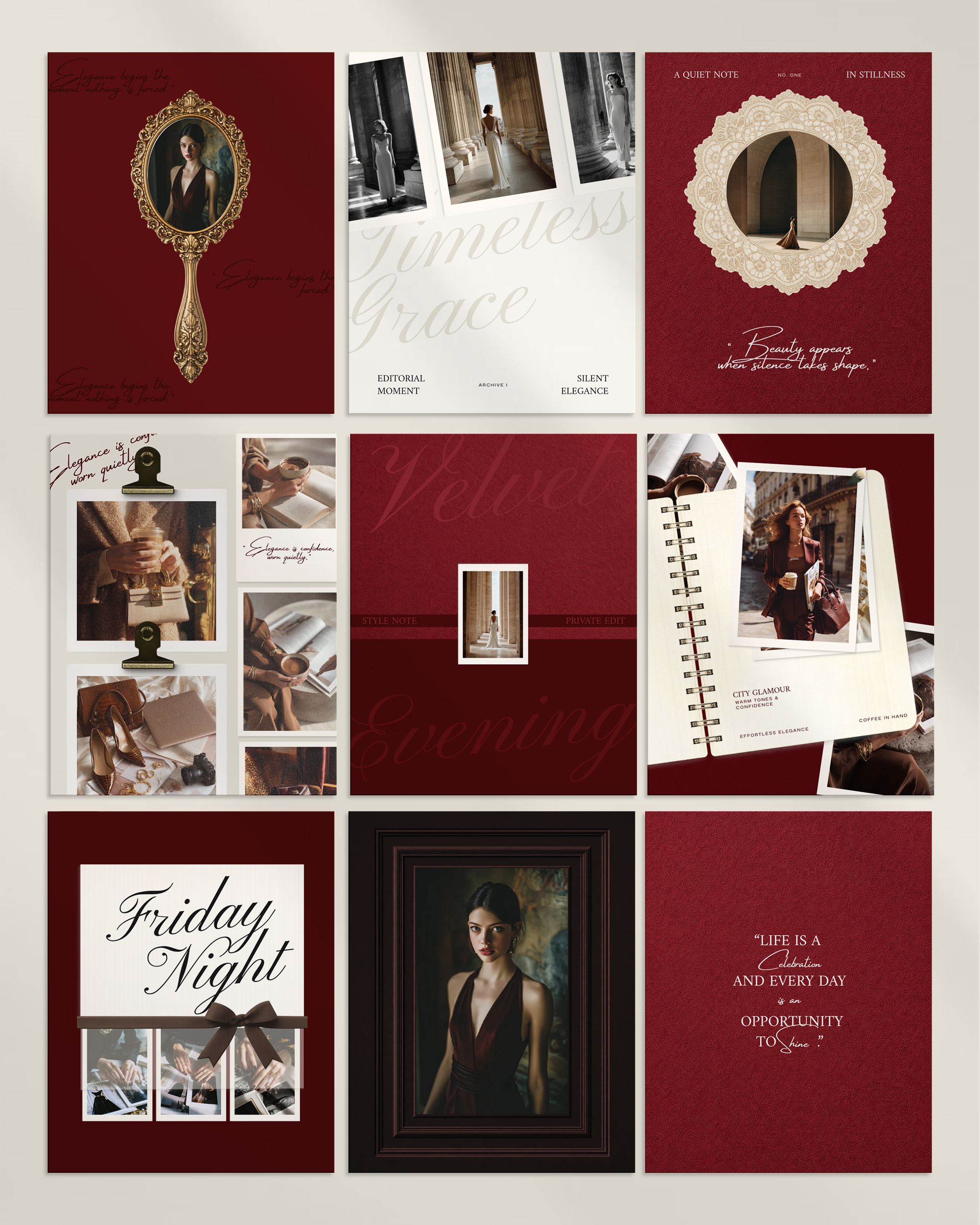 Velvet Revery - Instagram template