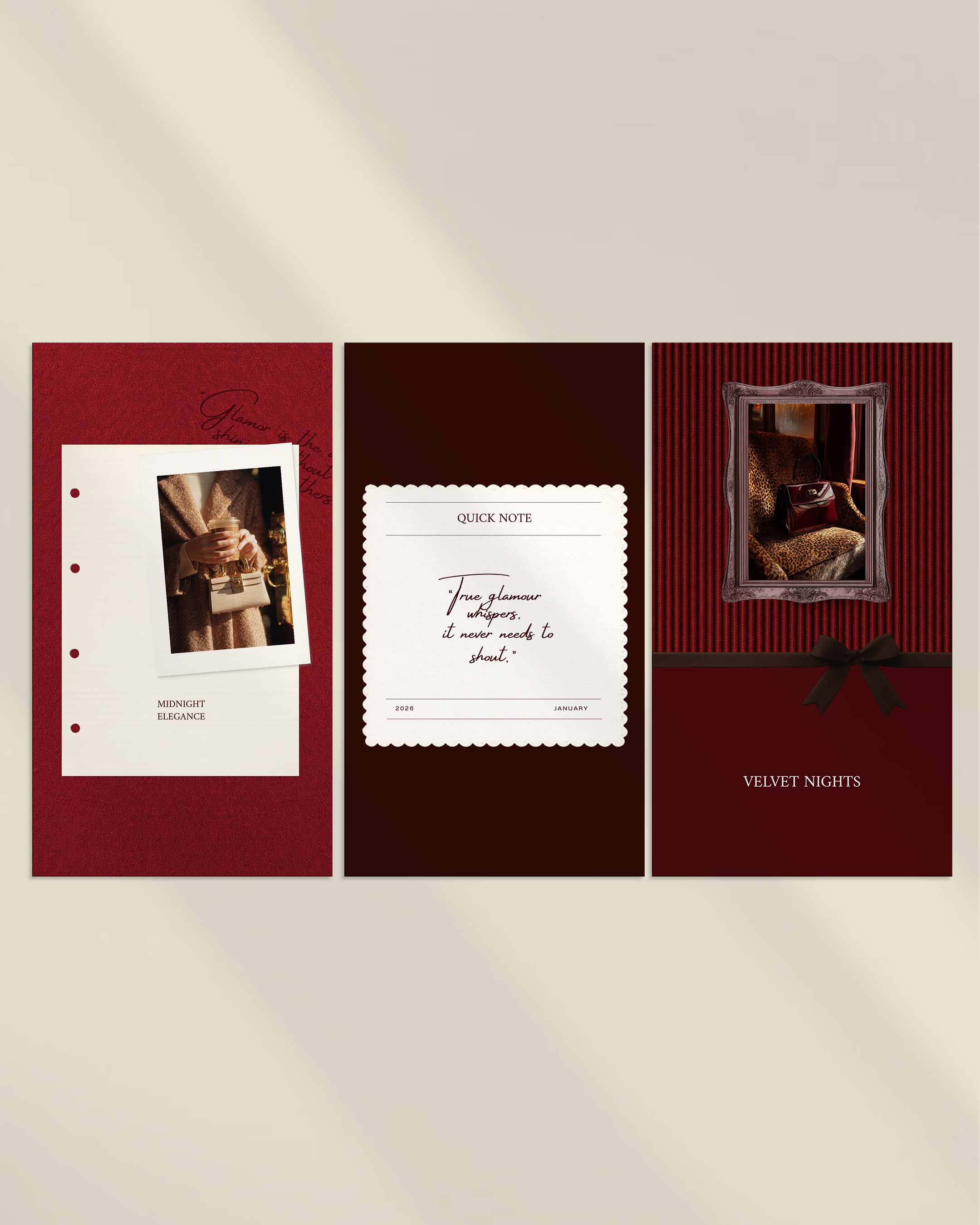 Velvet Revery - Instagram template