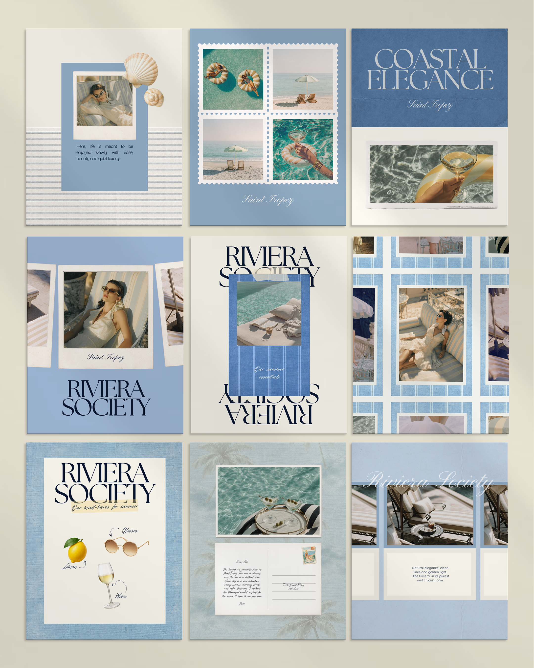 Riviera Society - Instagram template