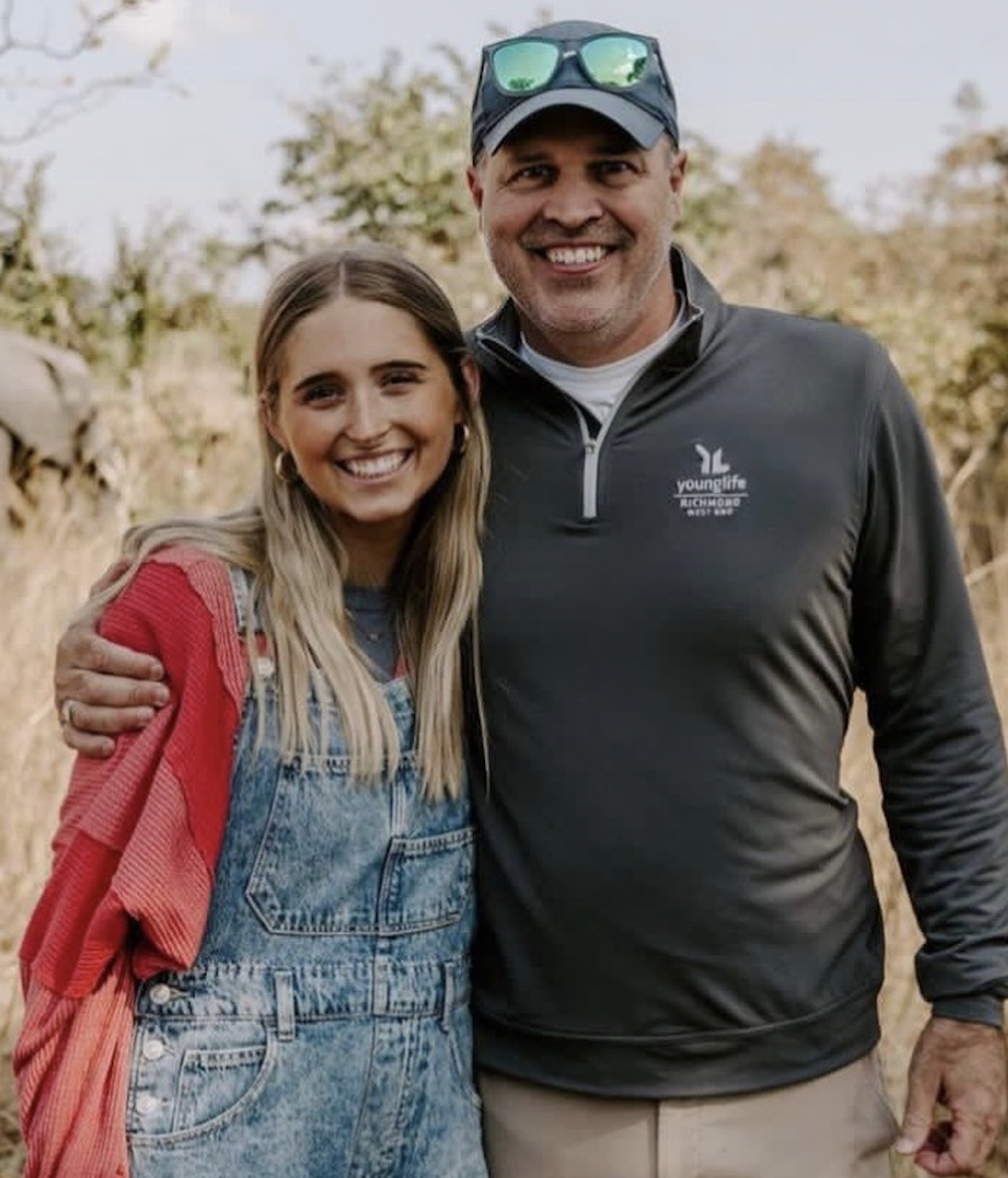 Mark Leimberger pictured with his daughter