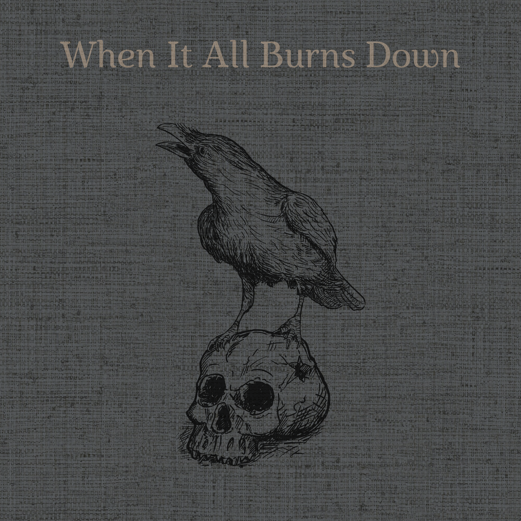 When It All Burns Down single artwork by Chad Baul