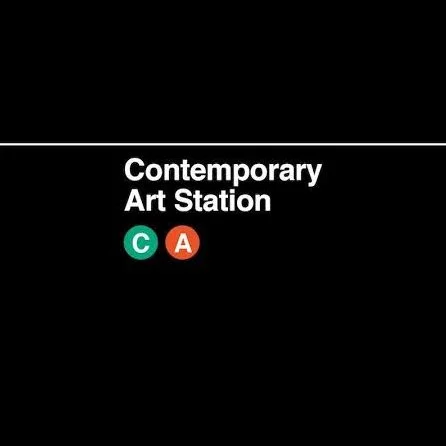 Sign for Contemporary Art Station with subway lines C and A