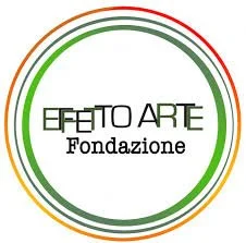 Circular logo with green, white, and red rings enclosing the text 'EFFETTO ARTE Fondazione'.