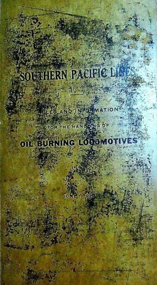 Southern Pacific Pacific Lines 1928 Firing Manual